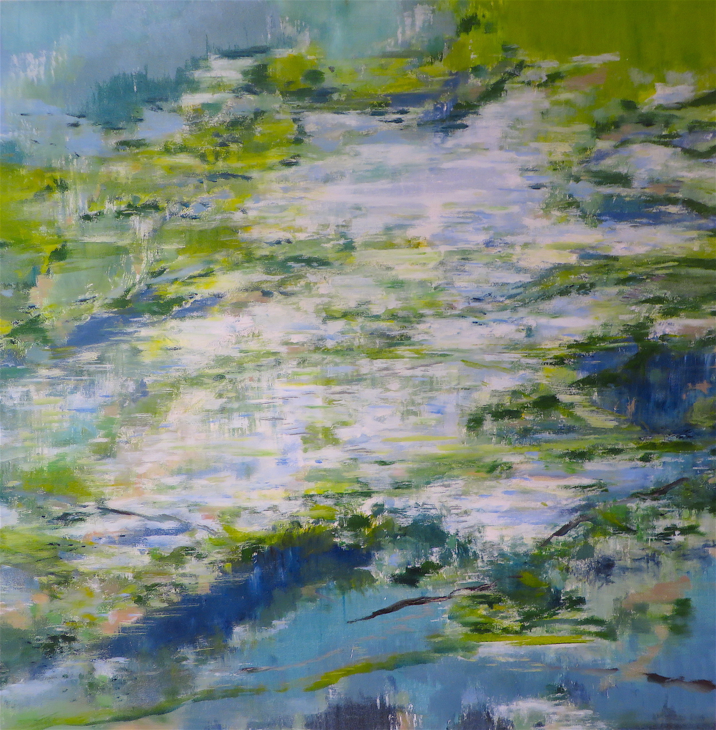 SOLD - Earth Green Water Blue, 2012