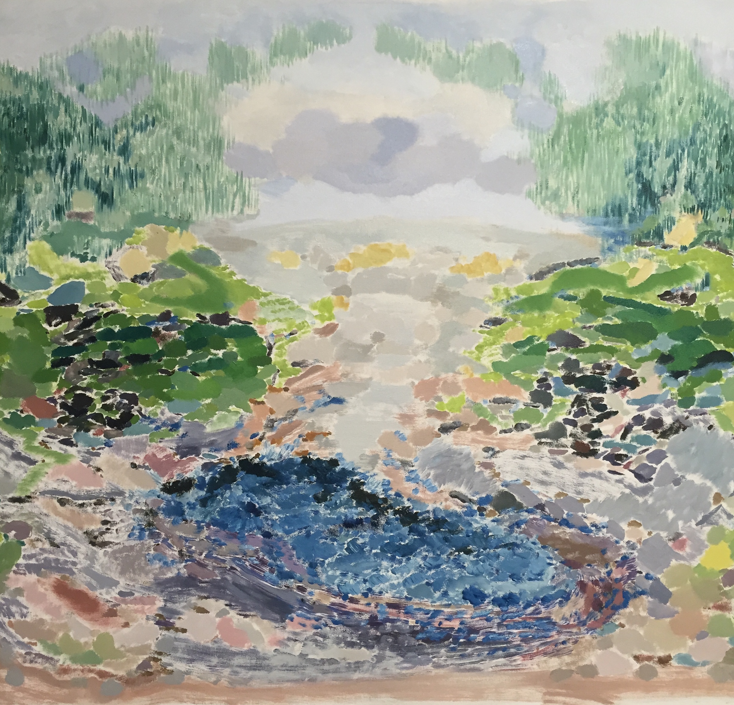 Landscape With Water & Green, 2018