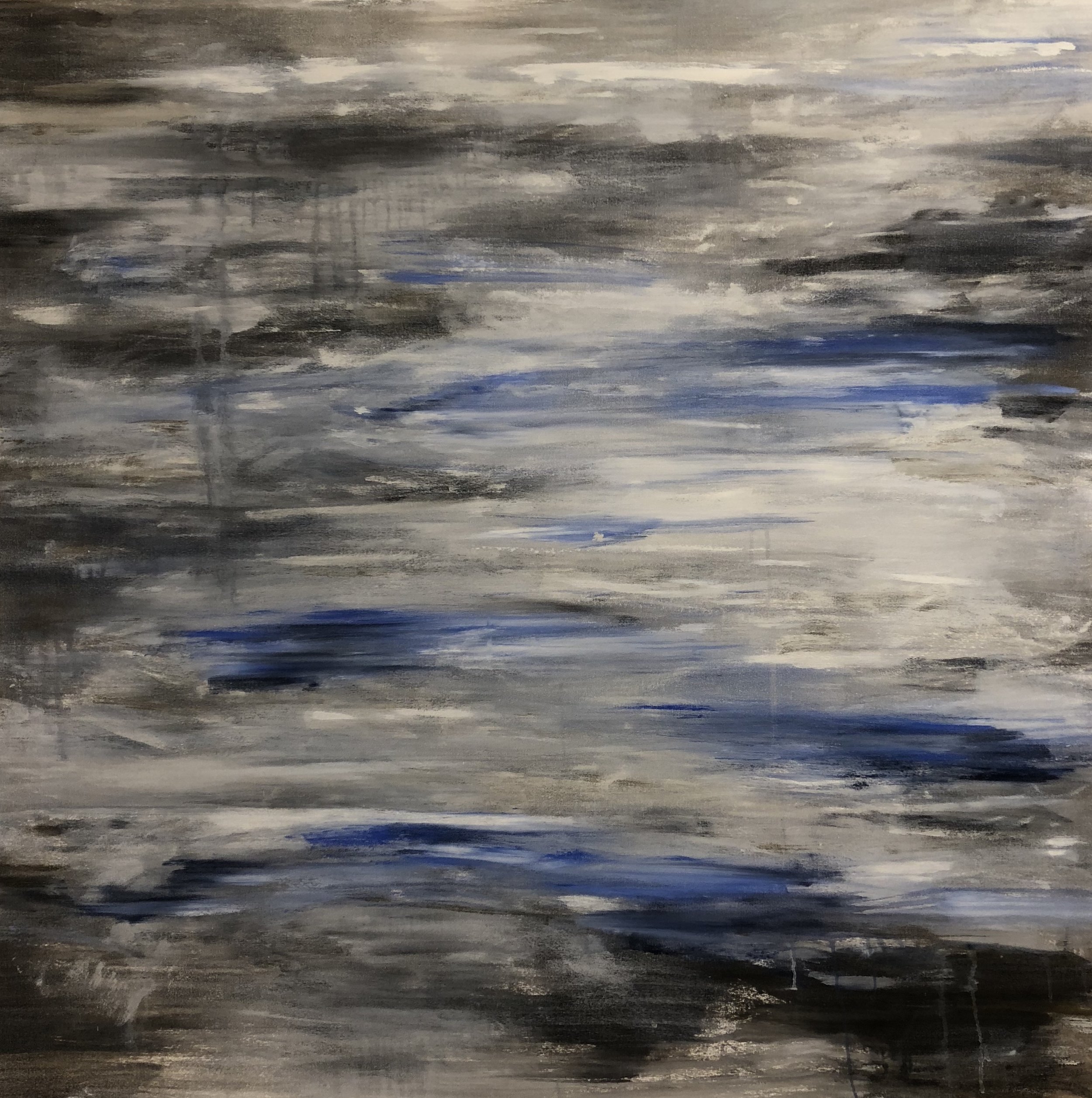Cool Blue Grey Landscape, 2014