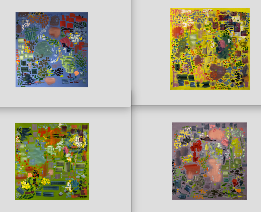 Abstract, Group of Four, 2018