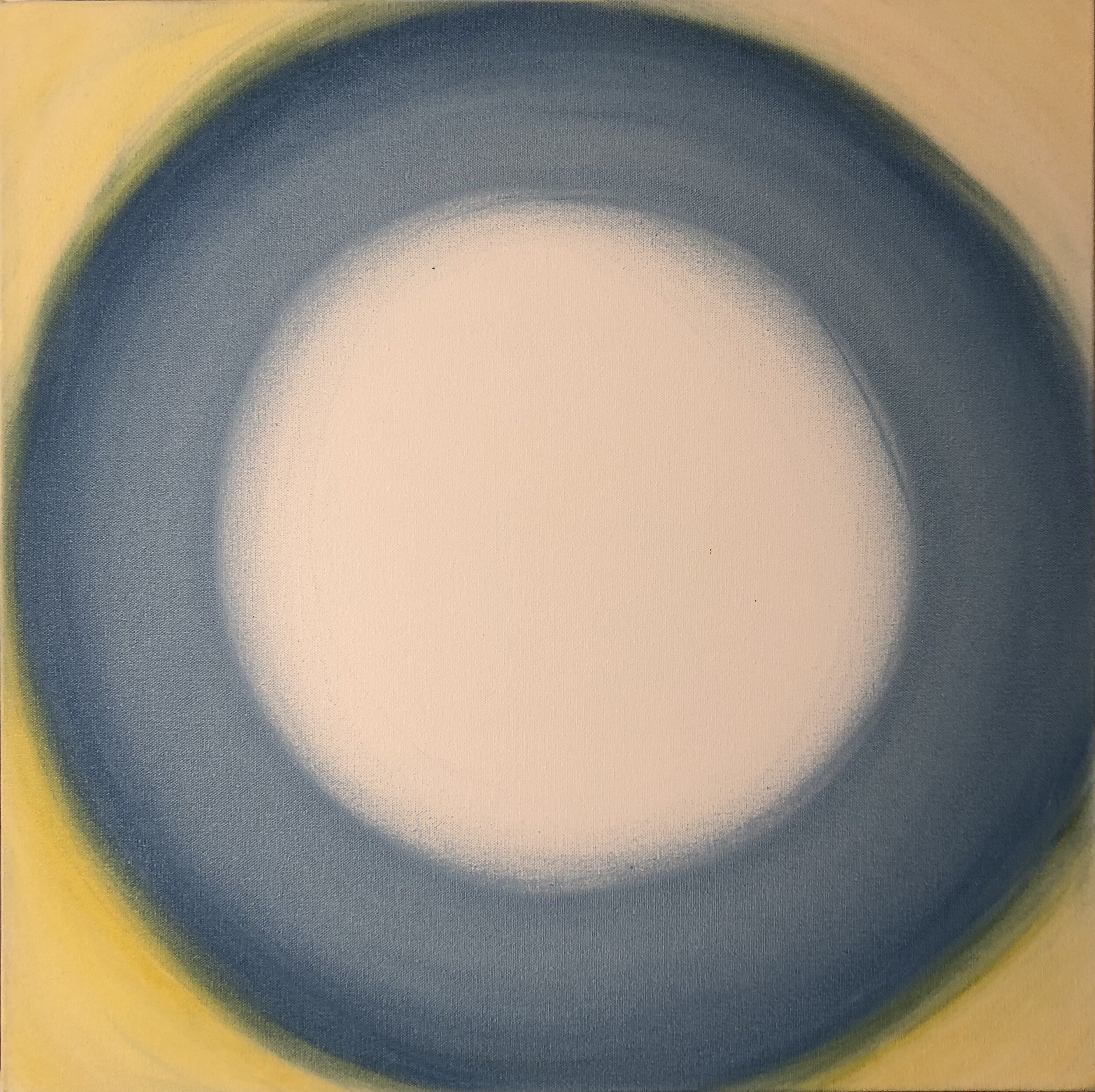 Composition Pale Yellow Blue, 2019