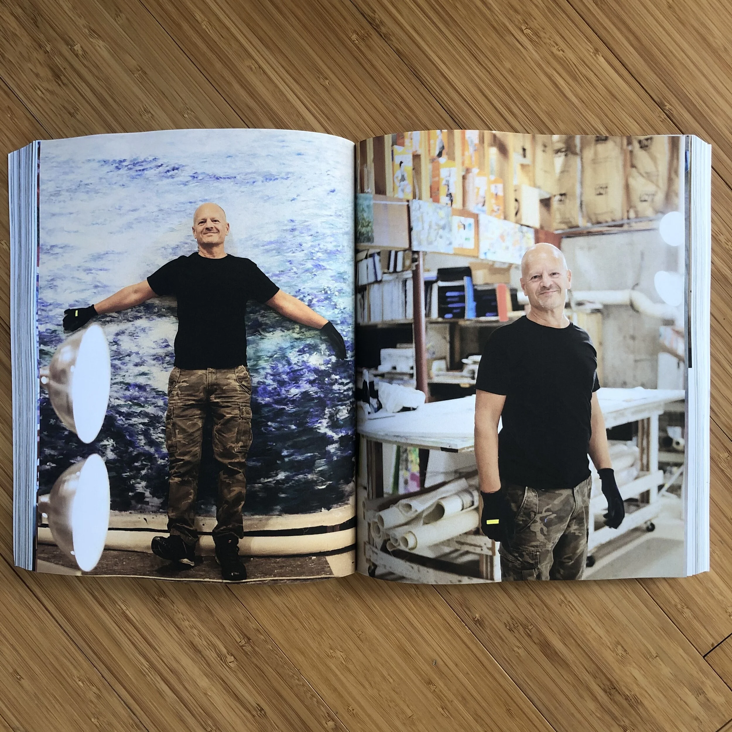 Pages from new book, Hamptons Artists by Jaime Lopez