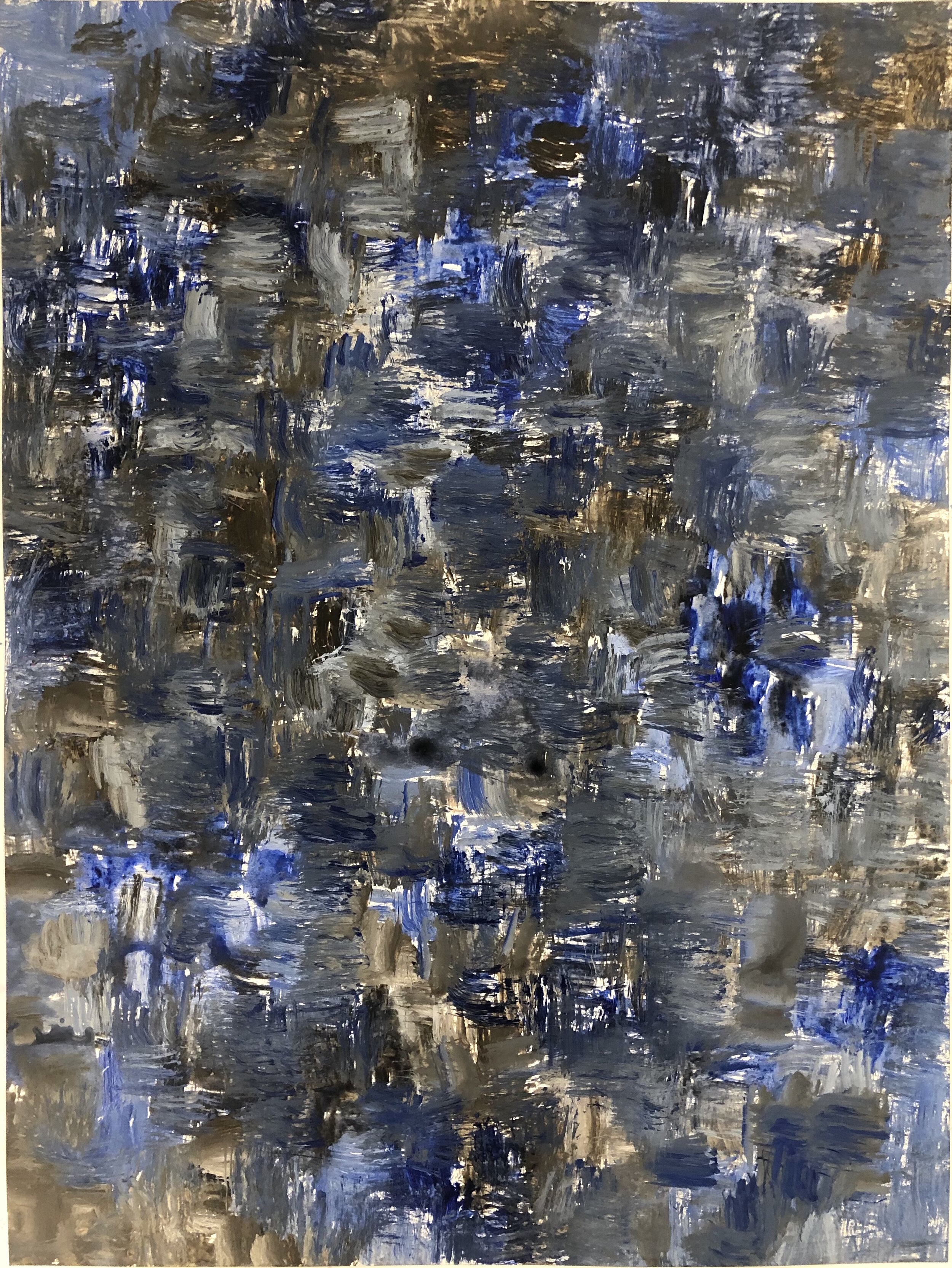 Abstract Brwon Blue, 2021