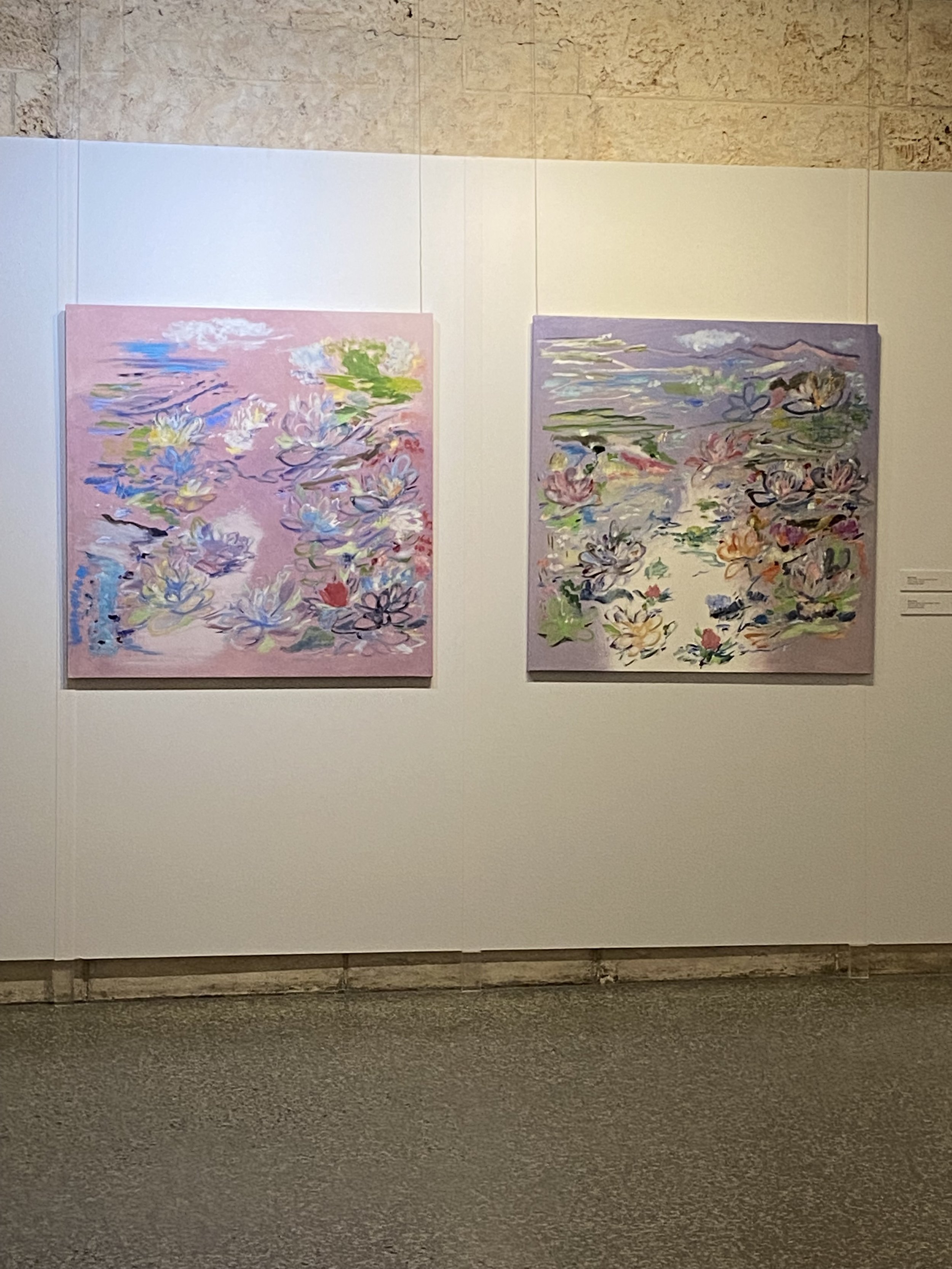 Installation View, "Points East - Montauk / Miami, Paintings of Mark Perry"