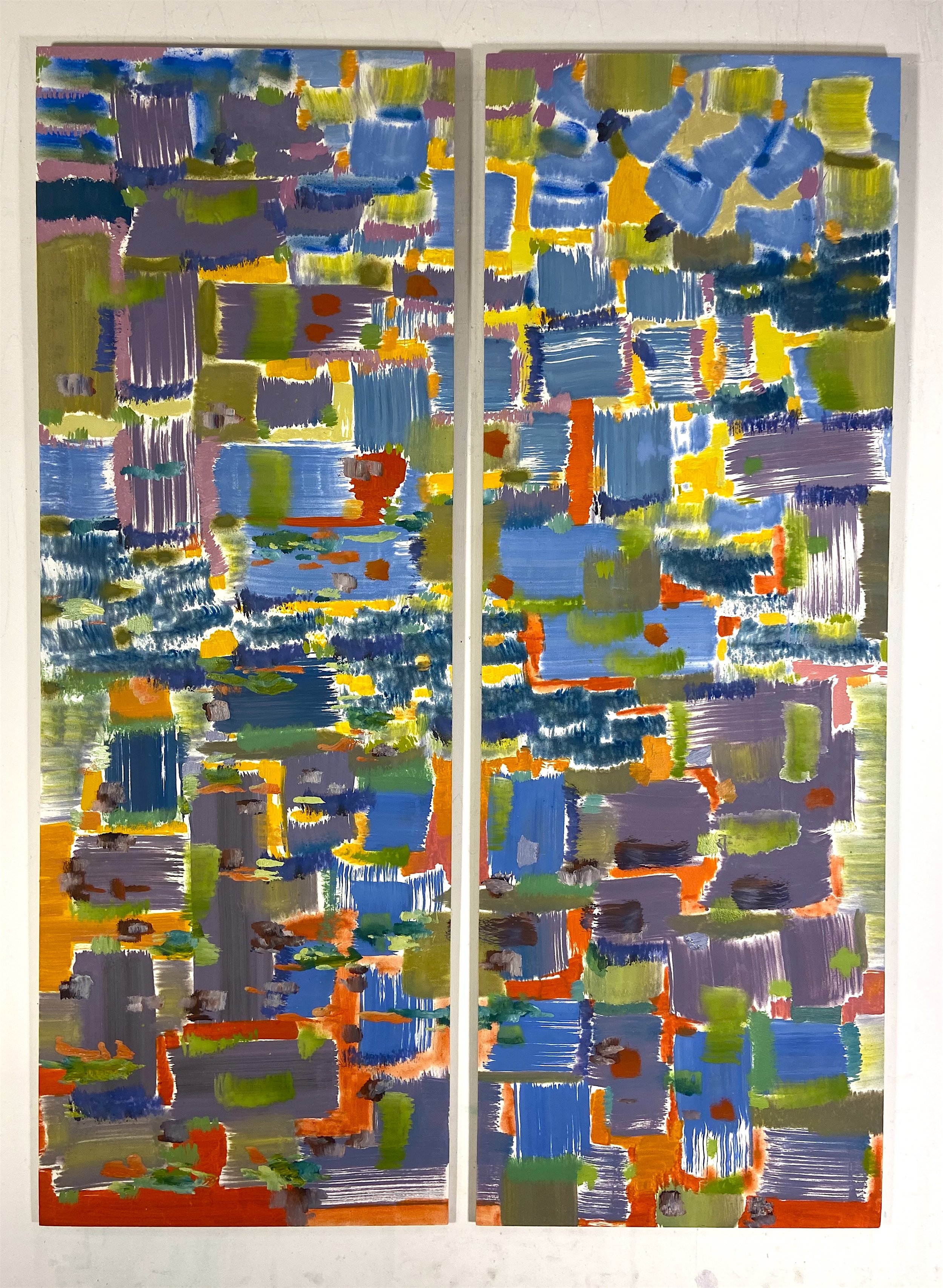 Diptych, Bloomsbury Inspired, 2018, SOLD