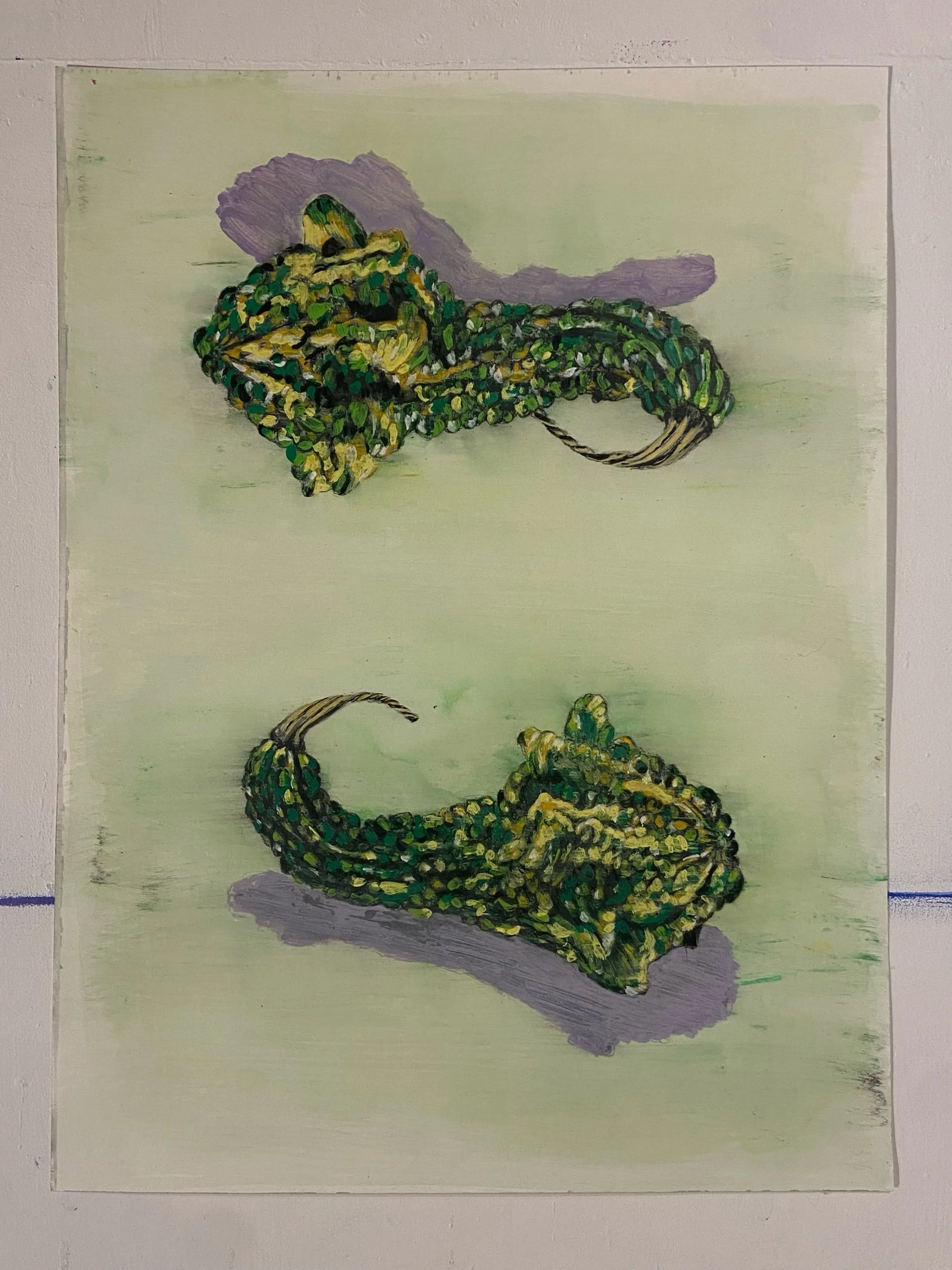 One Gourd, Two Views, 2025