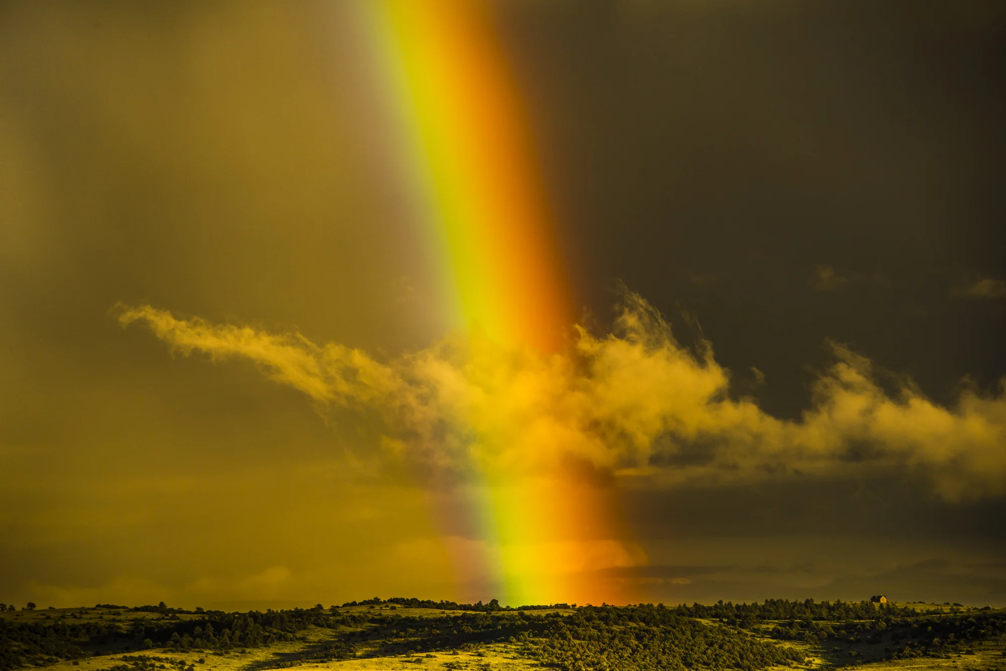 Rainbow and Cloud