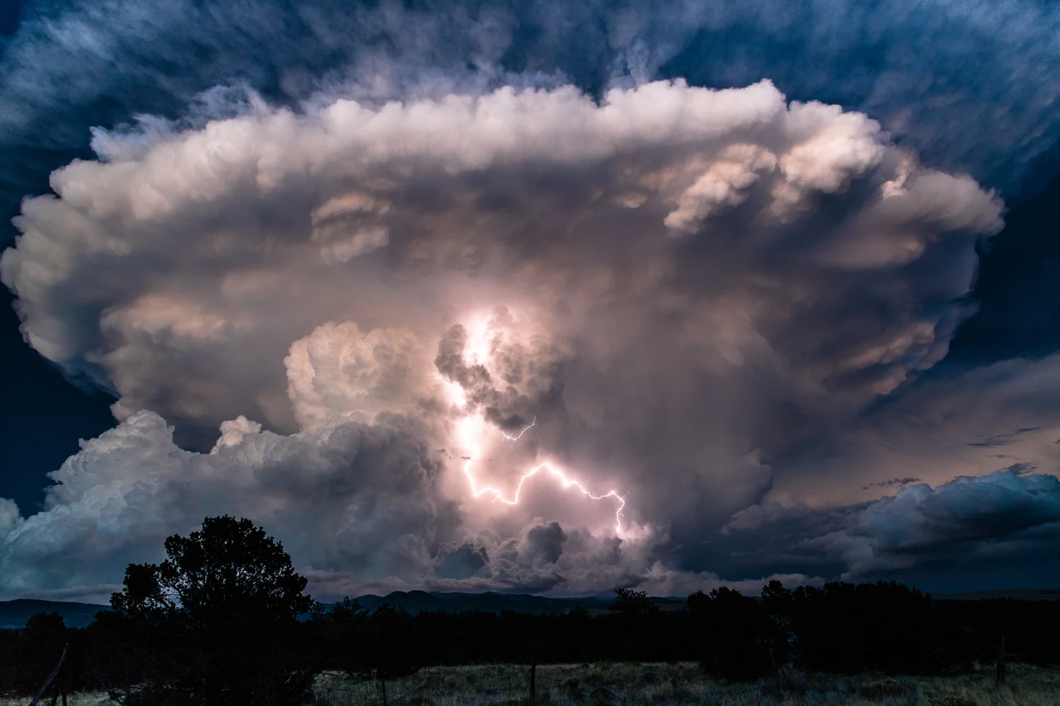 Lightning Storm in Cloud