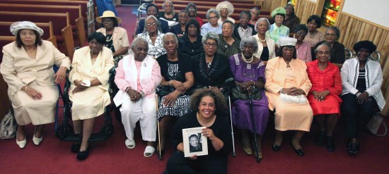 Author Alysia Burton Steele poses with 29 Delta Jewels July 11 in Mound Bayou during her presentation about her book "Delta Jewels: In Search of My Grandmother's Wisdom." Photos by Bobby D. Steele, Jr.