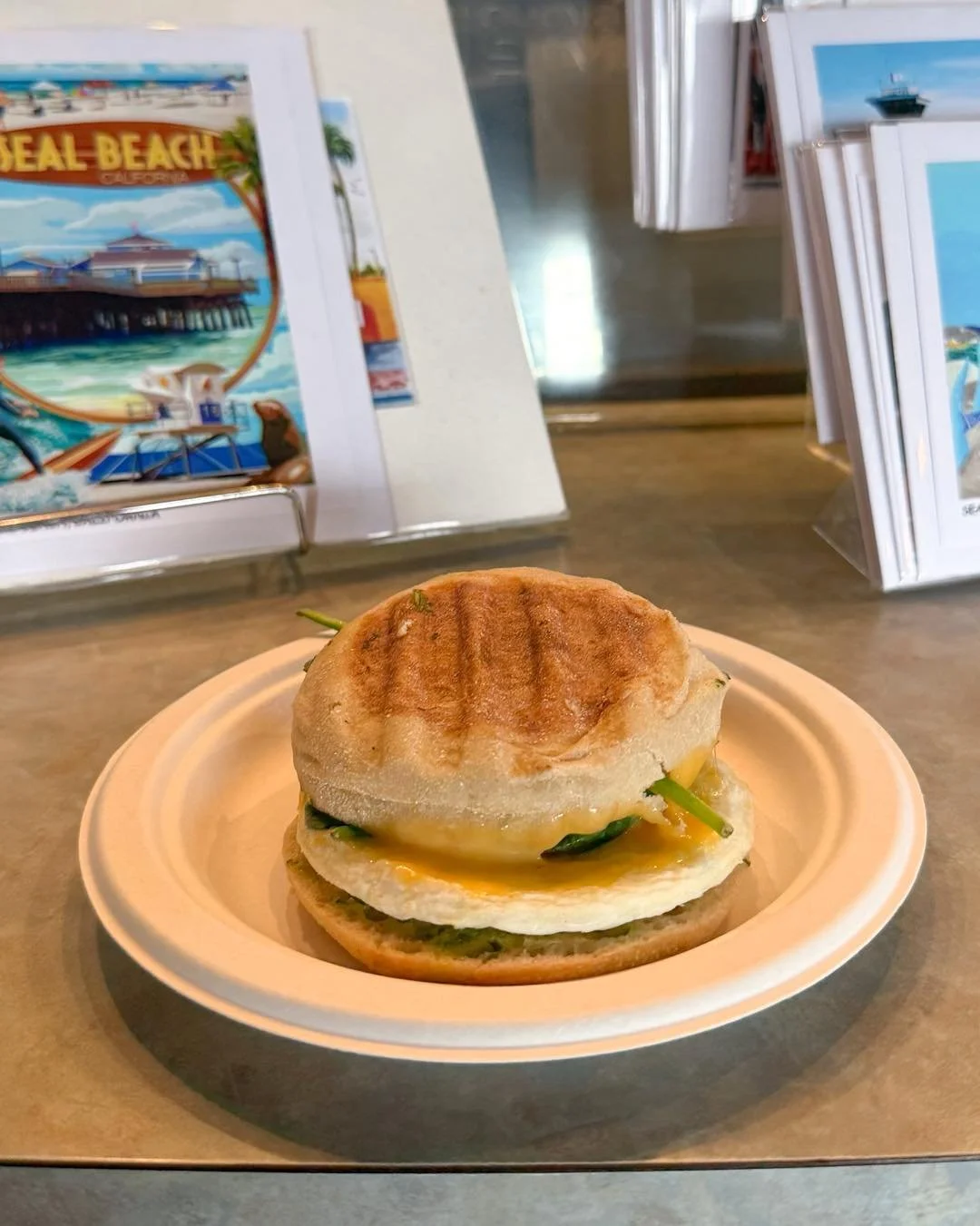 Yes it&rsquo;s a Bogarts breakfast sandwich, dont pass on it today! 😍😋