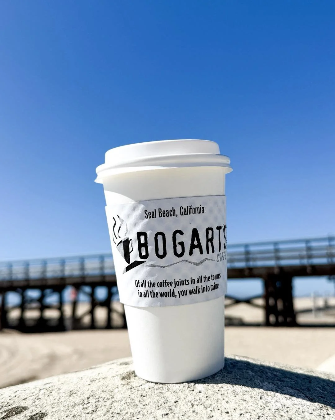 Take your coffee to the beach and soak in the view ☕🌊