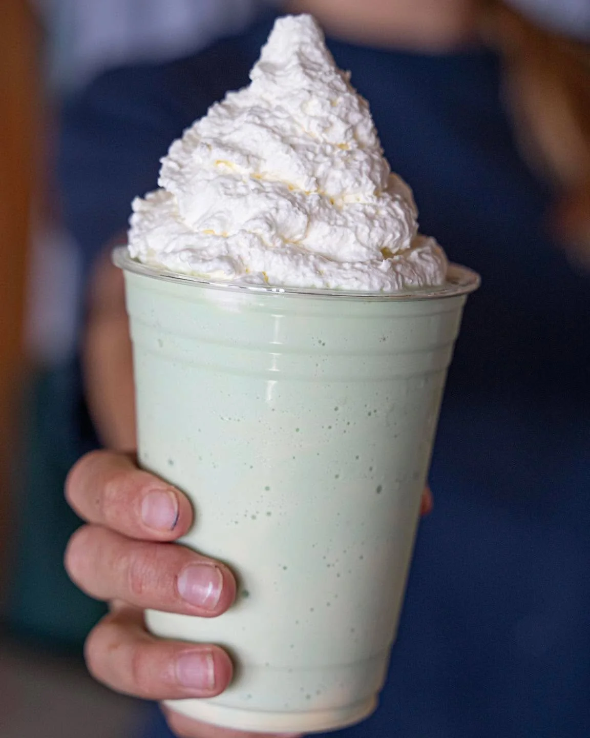 Our Shamrock Milkshake is to die for! ☘️🥤 

It&rsquo;s on the specials menu and makes the perfect refreshing minty drink. 
Grab one and take a walk over to the pier, you&rsquo;ll love it!