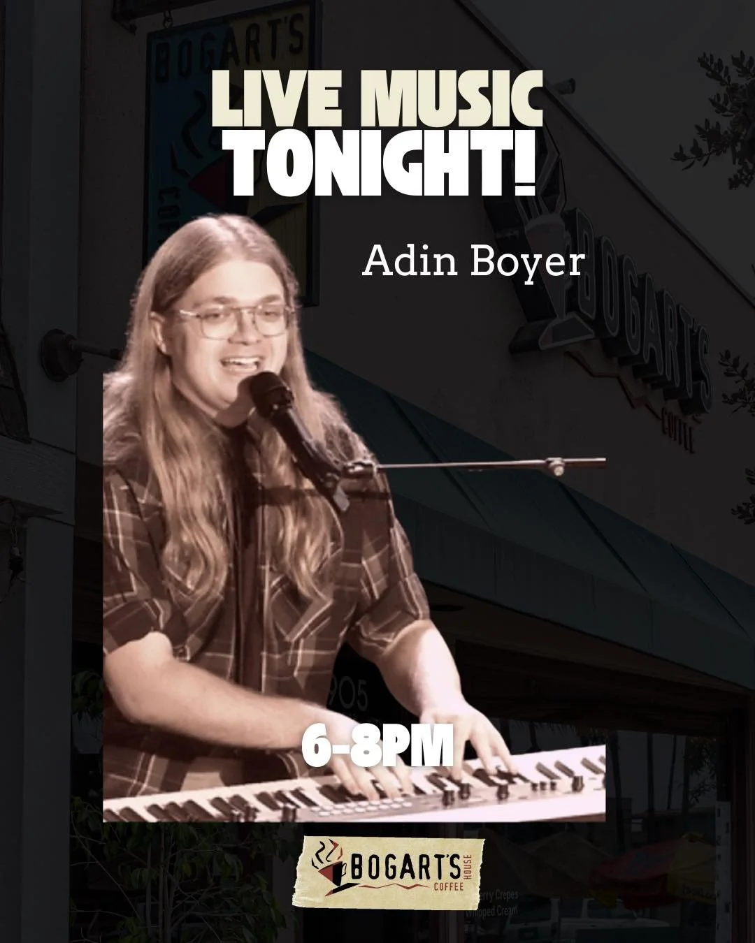 Tonight&rsquo;s musical guest is Adin Boyer 🎶

From his classical piano, choir, opera, and music theory beginnings in suburban south Orange County to his massive indie rock performances after COVID quarantine and college, Adin Boyer is no stranger t