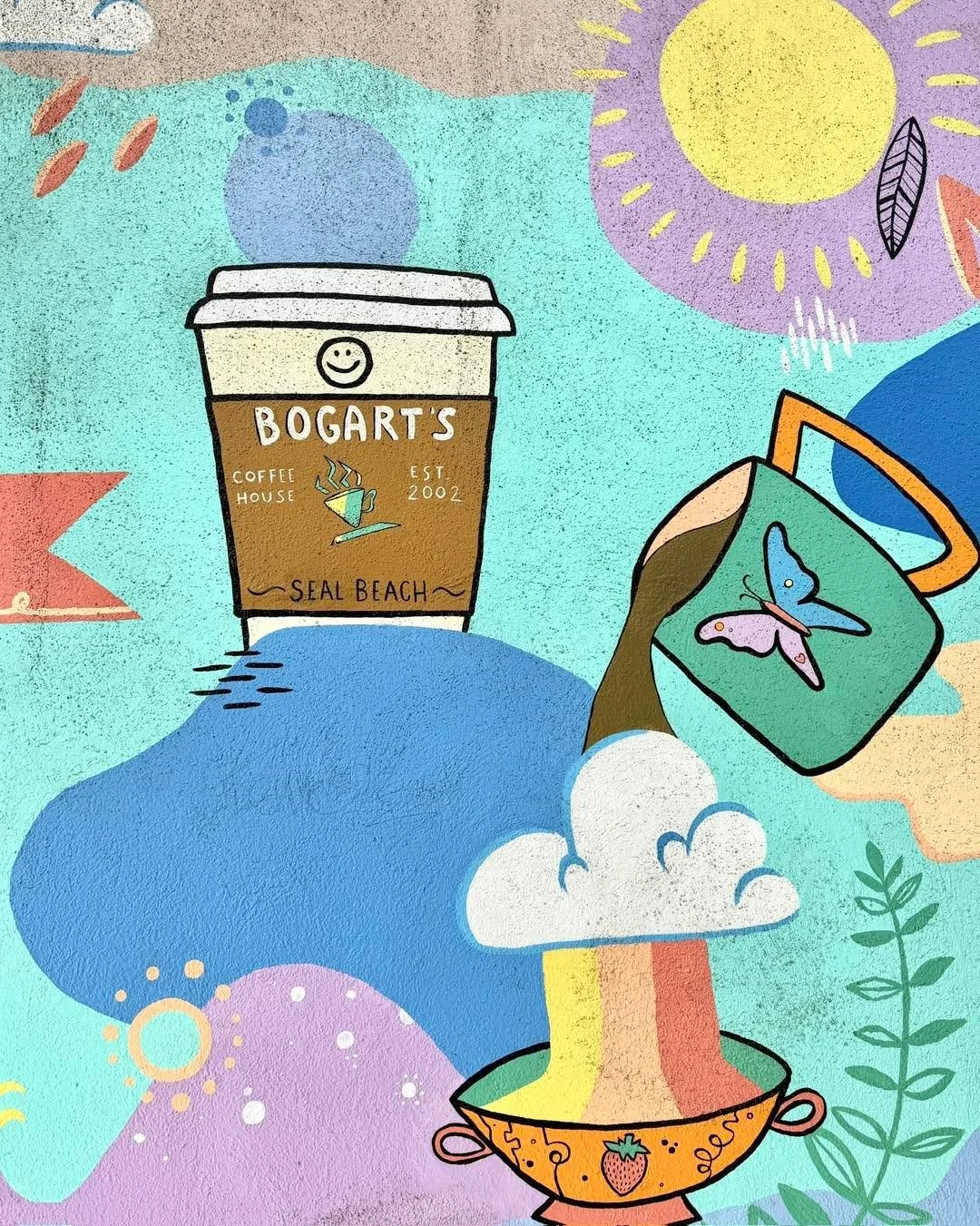 How about a stop at Bogart&rsquo;s, where the view is seaside and the coffee is pouring all day long? ☕🌊