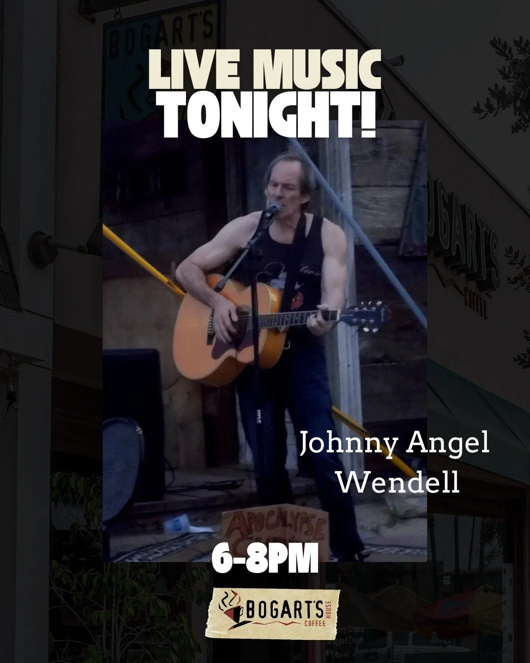 Today we have two events for you! 🚗🎶
Enjoy the Seal Beach Car Show from 9AM to 3PM, then join us this evening for an incredible performance by Johnny Angel Wendell ☕✨