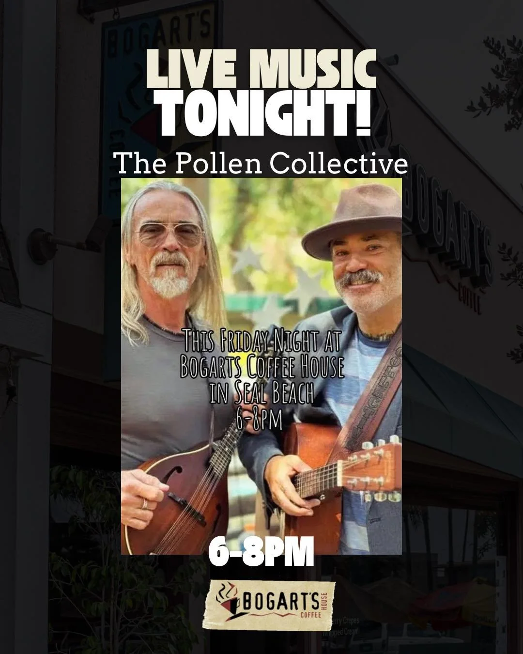 Tonight&rsquo;s live musical guest is The Pollen Collective 🎶

The Pollen Collective is a Southern California bred American Roots Music band whose pedigrees descend ubiquitously from the early punk &amp; hardcore scenes of the late 80&rsquo;s to the