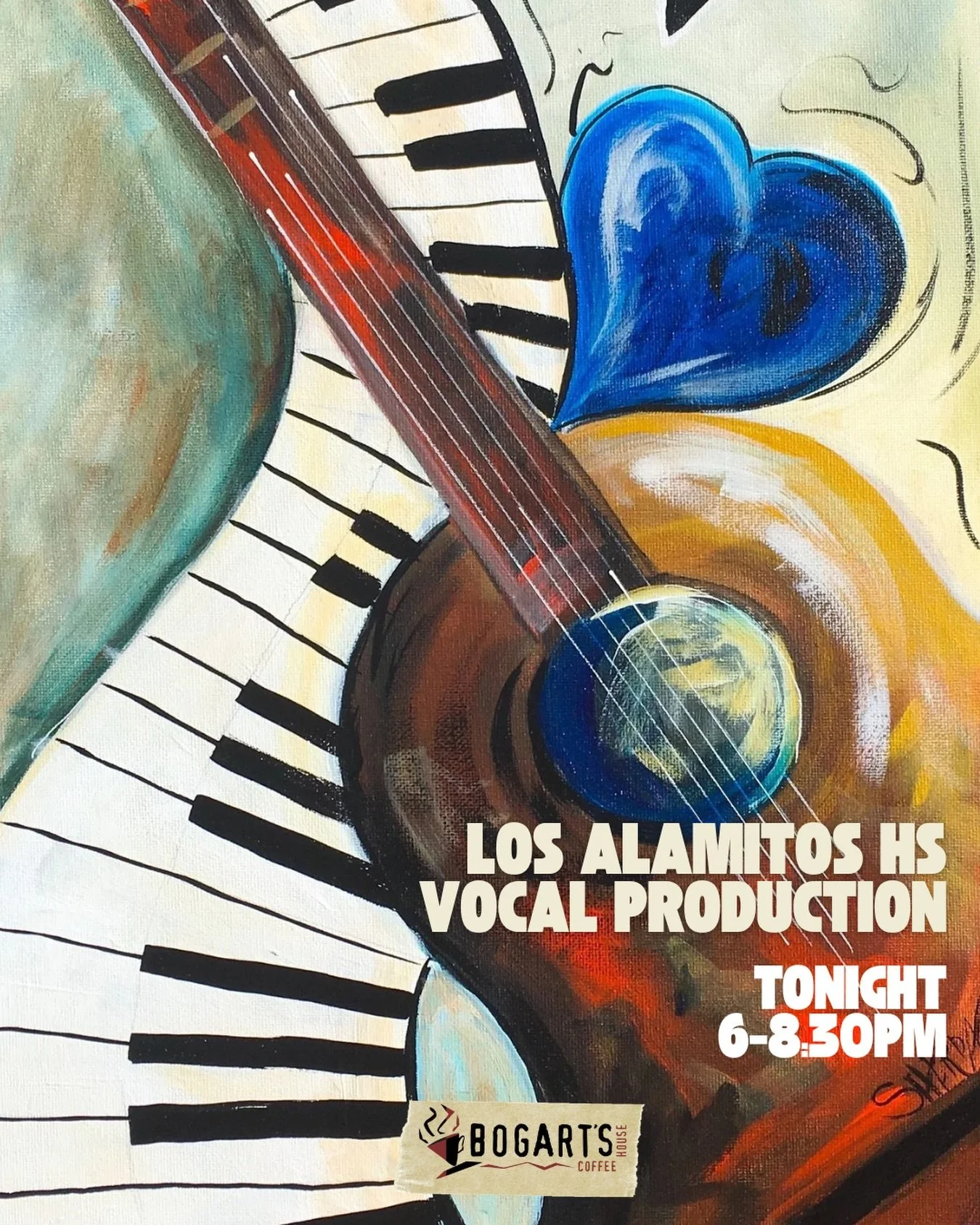 Tonight&rsquo;s musical guest is Los Alamitos High School Vocal Production Class ! 🎶

Come by to hear a selection of original numbers and some covers performed by the students 🫶

The show starts at 6 PM, see you then!