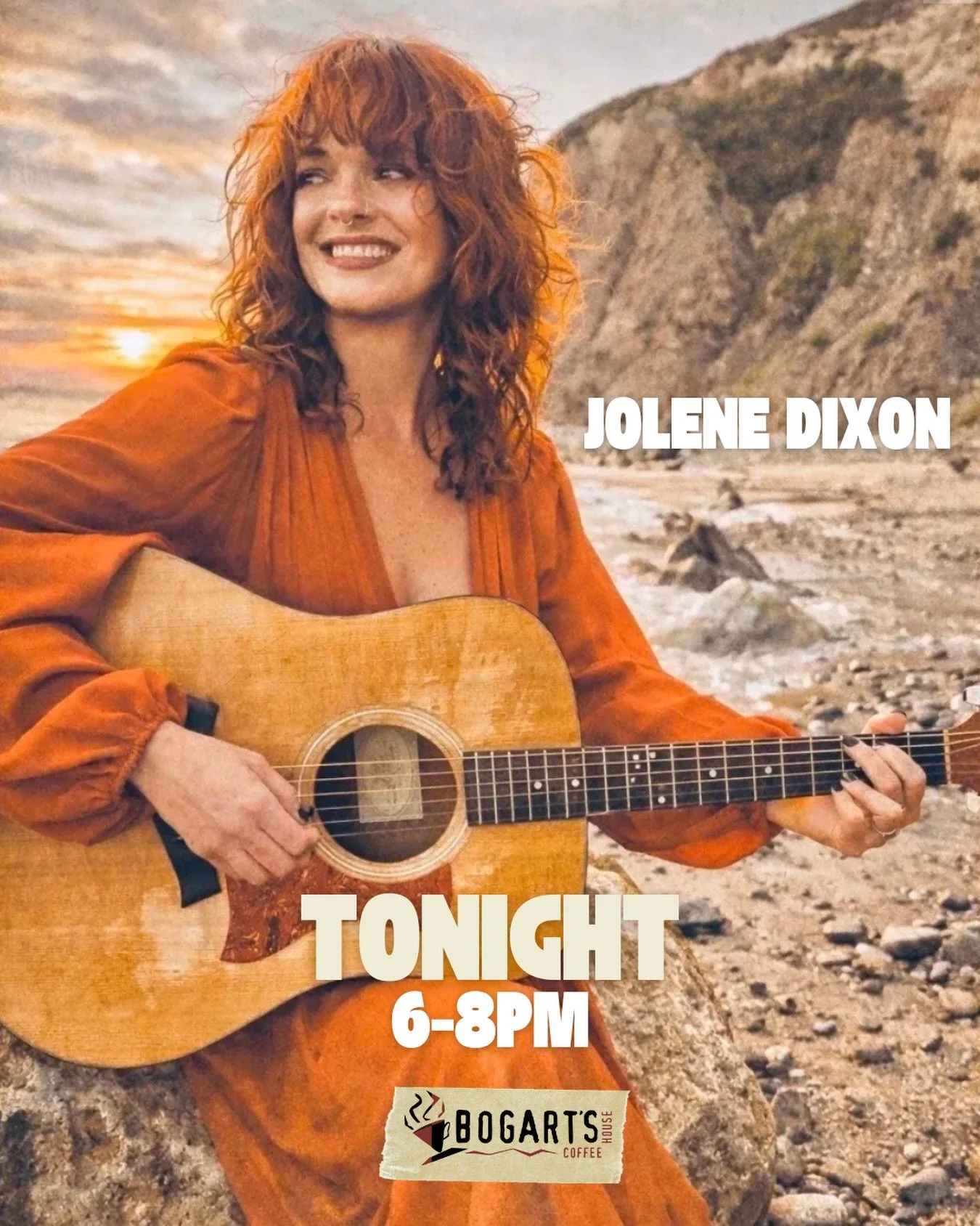 Tonight at Bogart&rsquo;s @jolenedixon is bringing a beautiful live show 💫🎶

Jolene is what they call a unicorn! She is a rare breed of singer-songwriter raised by Music City. Her sound blends roots Americana, folk and &lsquo;90s rocker spirit into