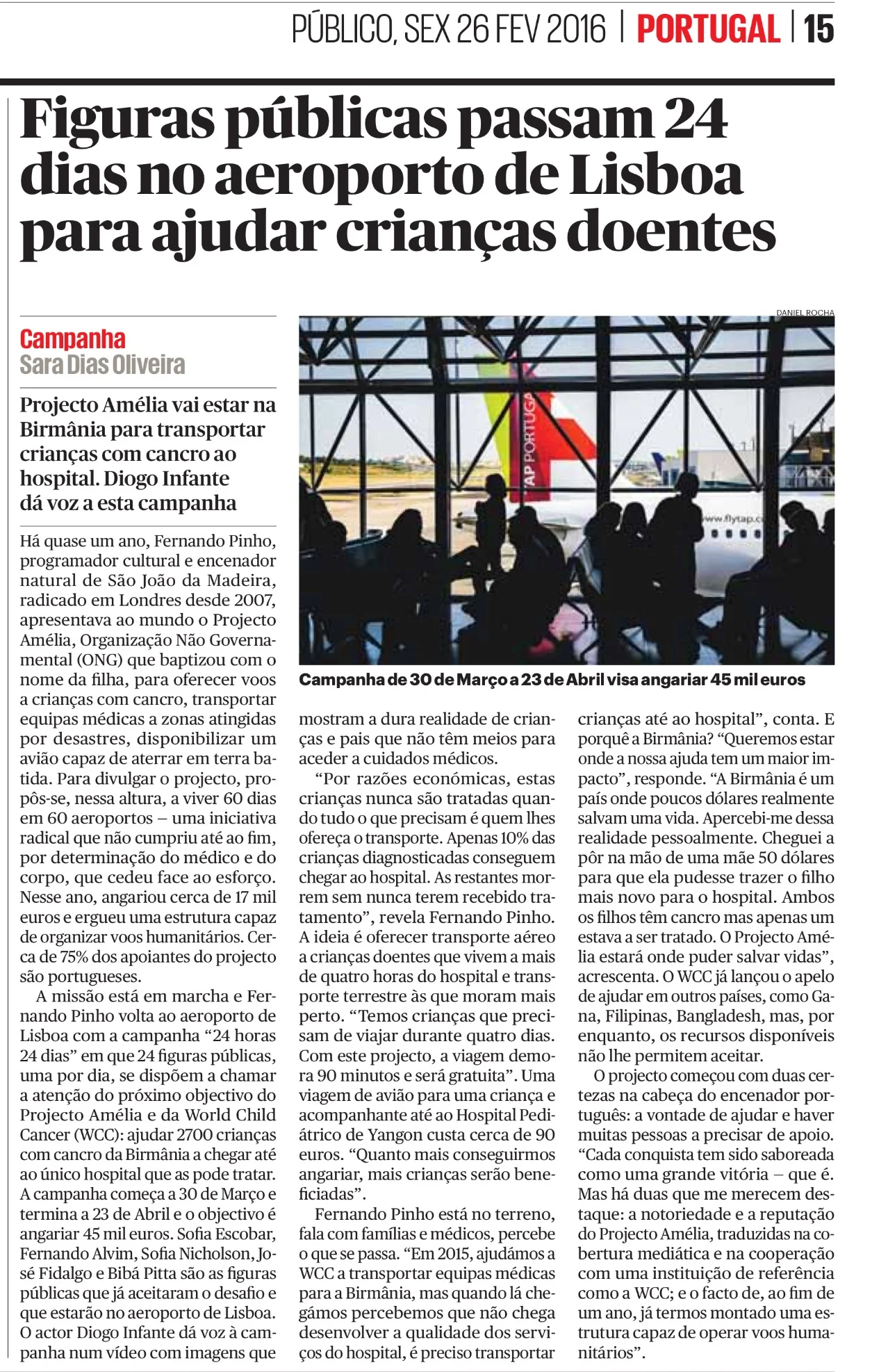 Campanha Mynmar no Jornal Publico