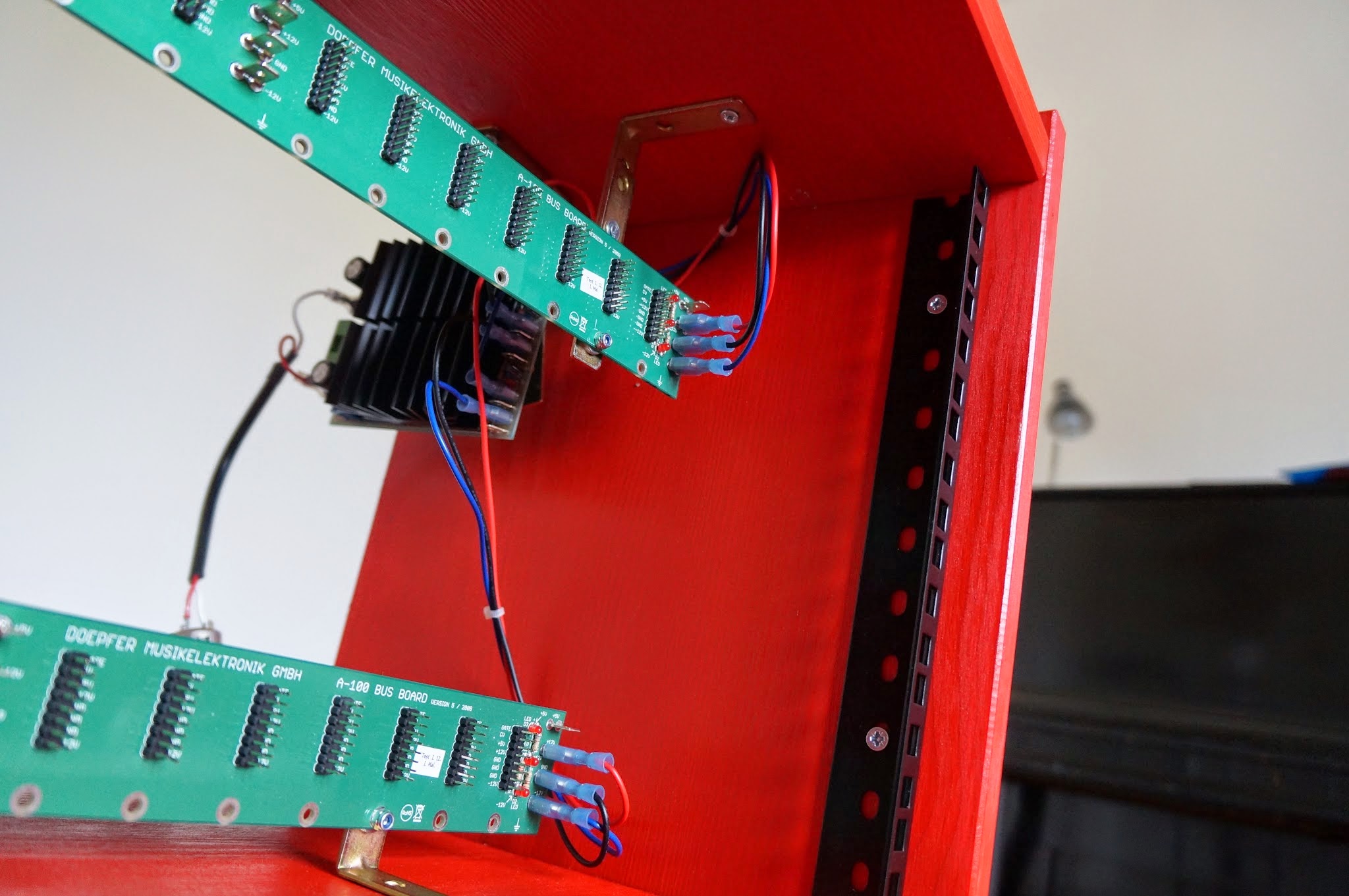 power supply and faston cables