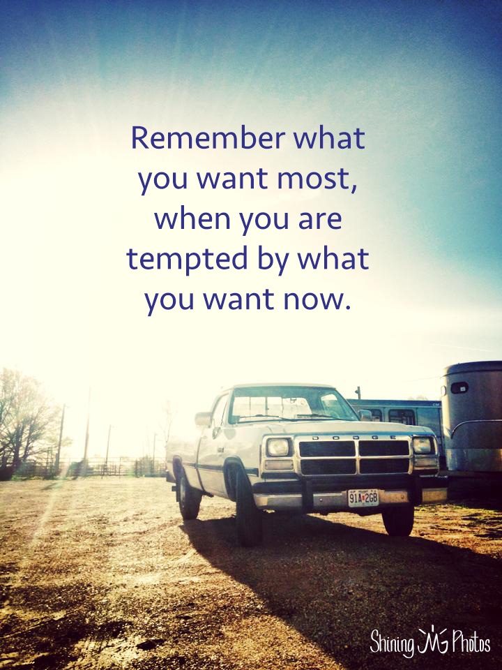 This is my old pickup. Even with the sun behind it, it's not exactly luxurious... but it gets me where I'm going. Literally, and where I'm going with my goals .