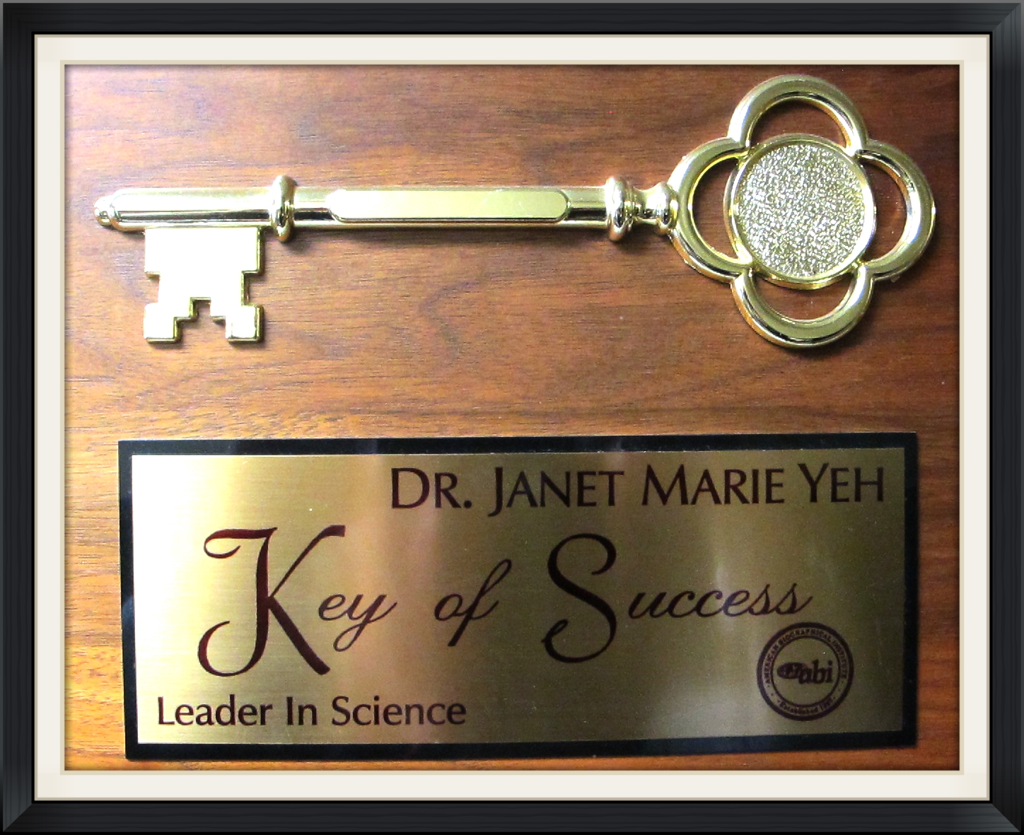 Leader in Science Doctor Janet Marie Yeh