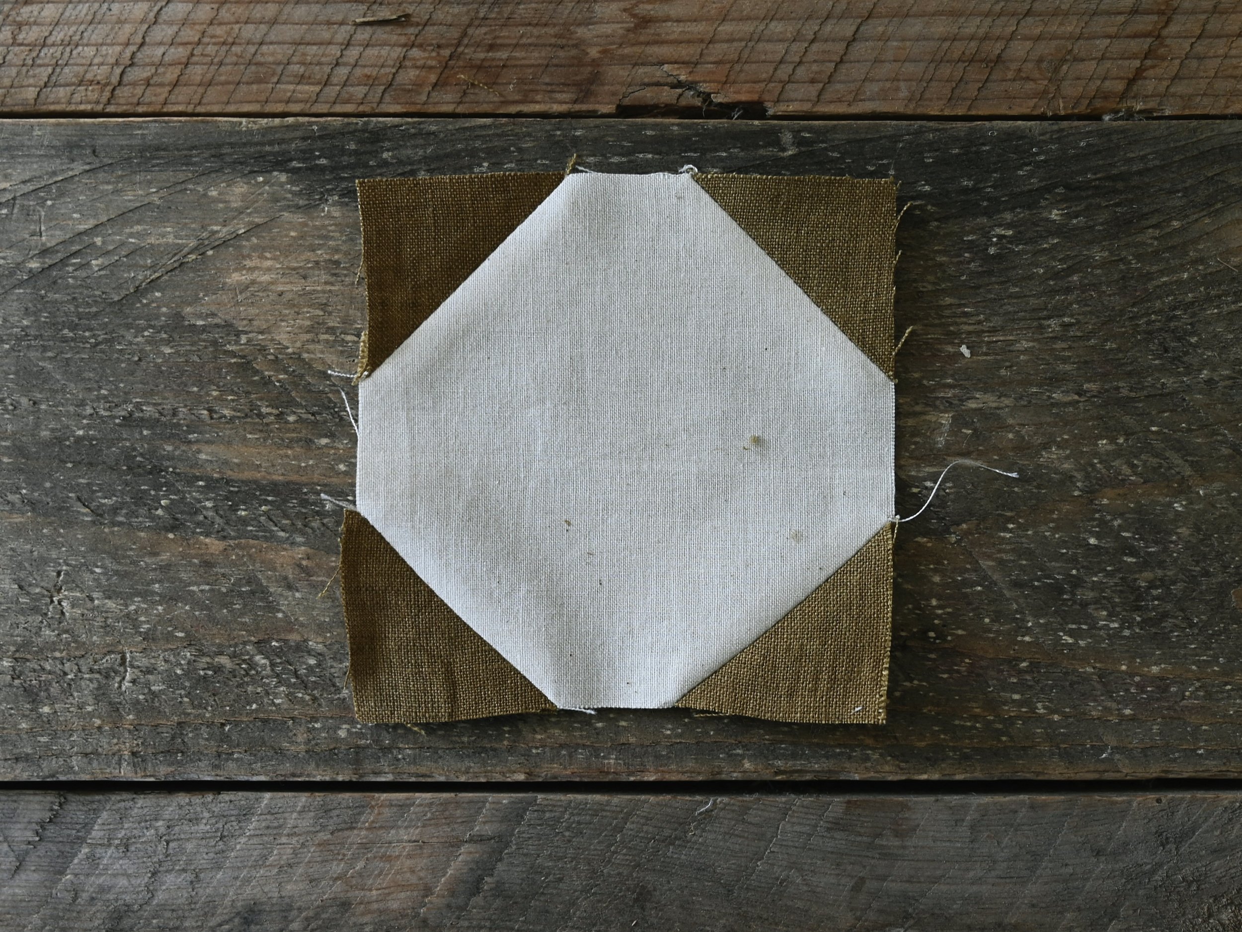 Snowball Quilt Block Tutorial