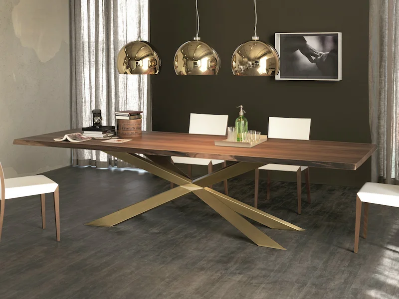 Cattelan Italia Spyder Wood Table