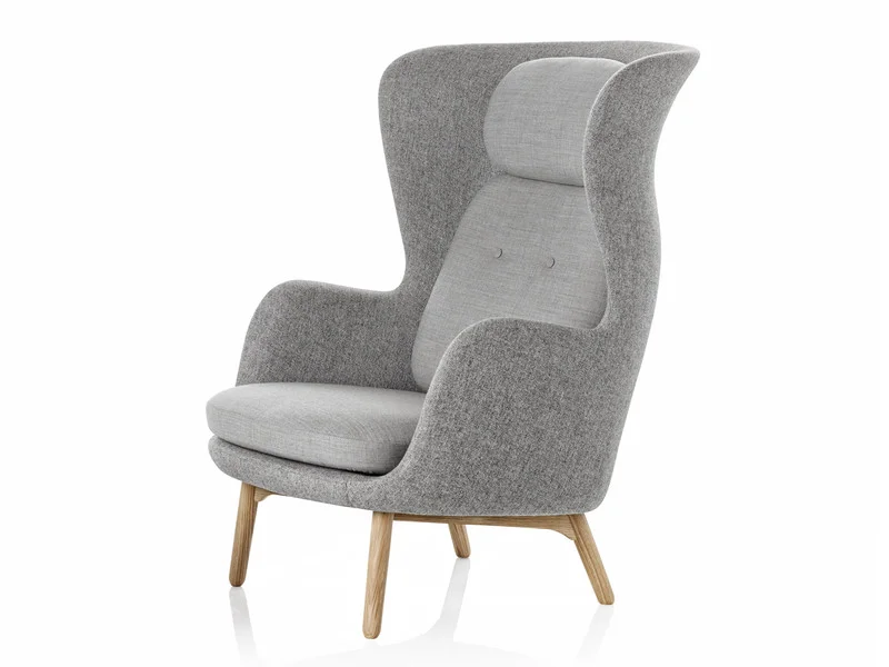 Fritz Hansen Ro Easy Chair Wooden Base