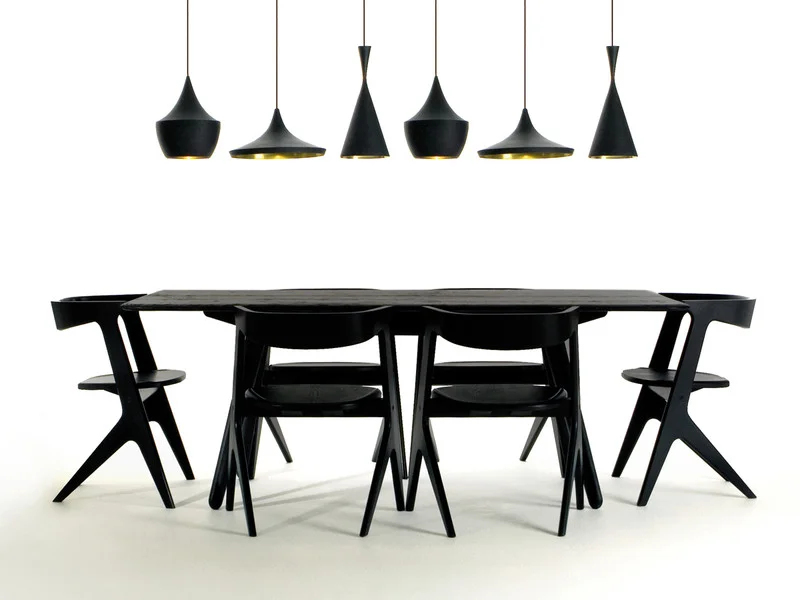 Tom-Dixon-Slab-Rectangular-Dining-Table-in-black-with-Tom-Dixon-Tall-chair-and-large-Cone-light.jpg