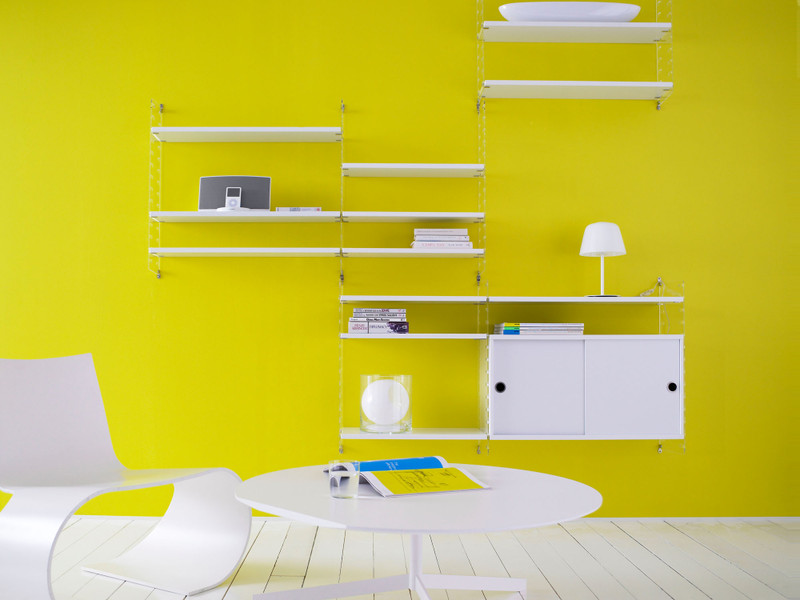 String Shelf System - White & Plexi