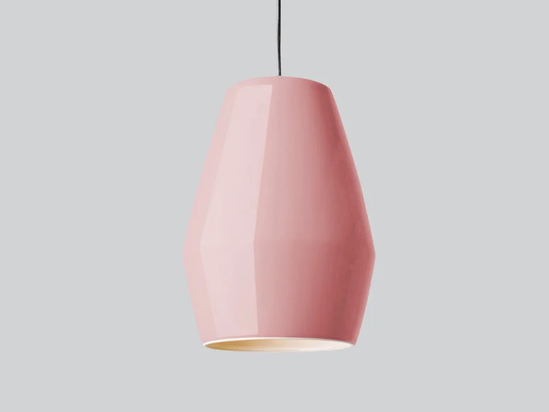 Northern Lighting Bell Pendant Light Rose