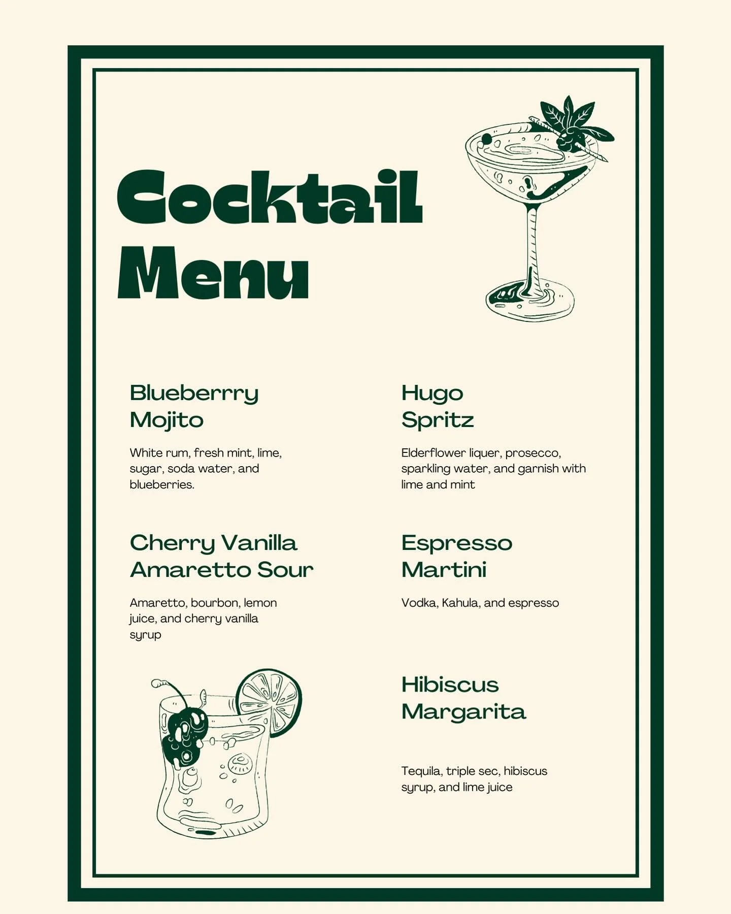 Are y&rsquo;all ready for this First Friday? Don&rsquo;t forget to check out this month&rsquo;s selection of specialty cocktails by @jayce_gooch ! 6-9pm in the @northvillageartsdistrictcomo 🎶✨