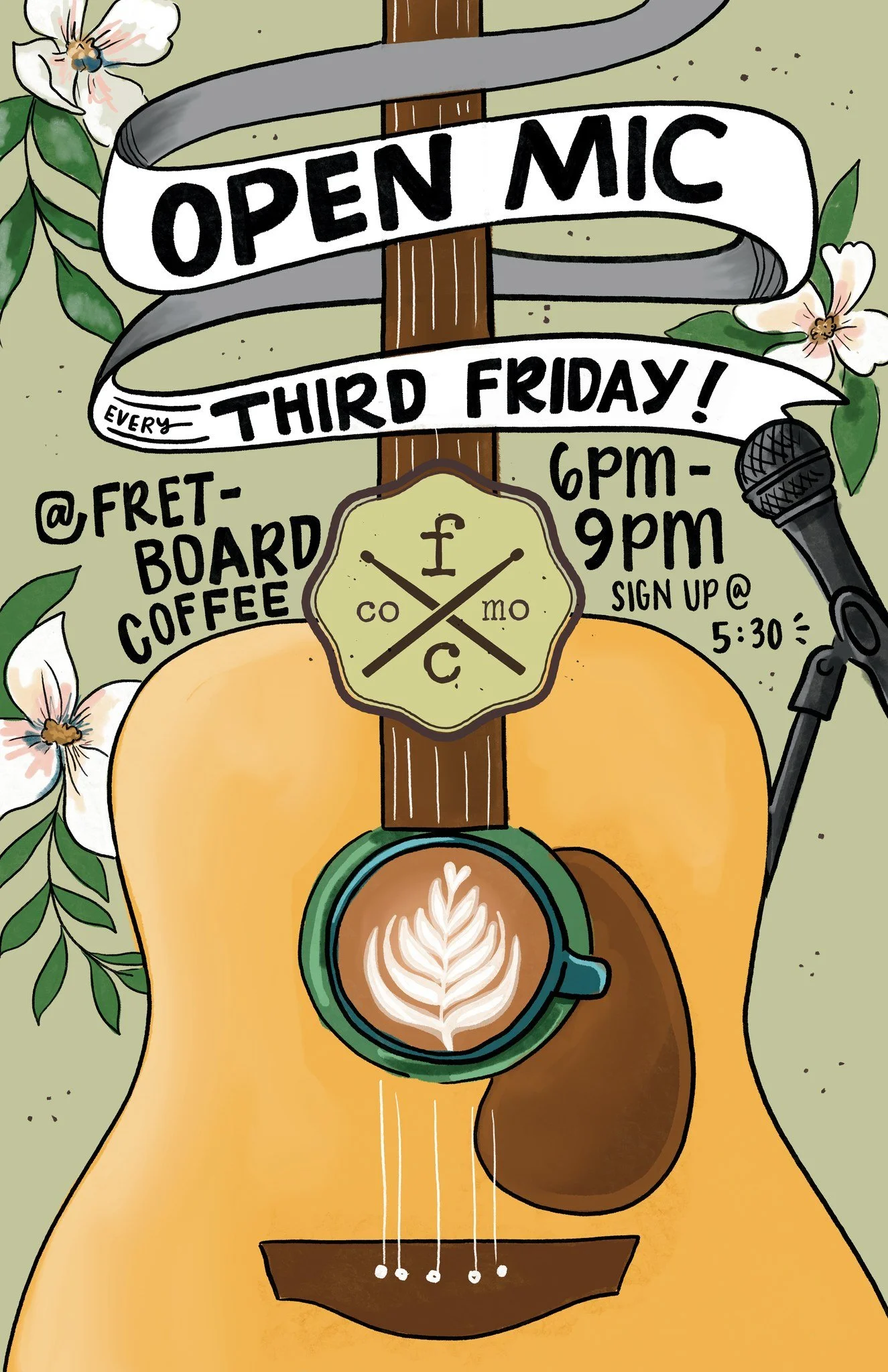 Come see us this Friday!

Artwork: @adrienneeluther