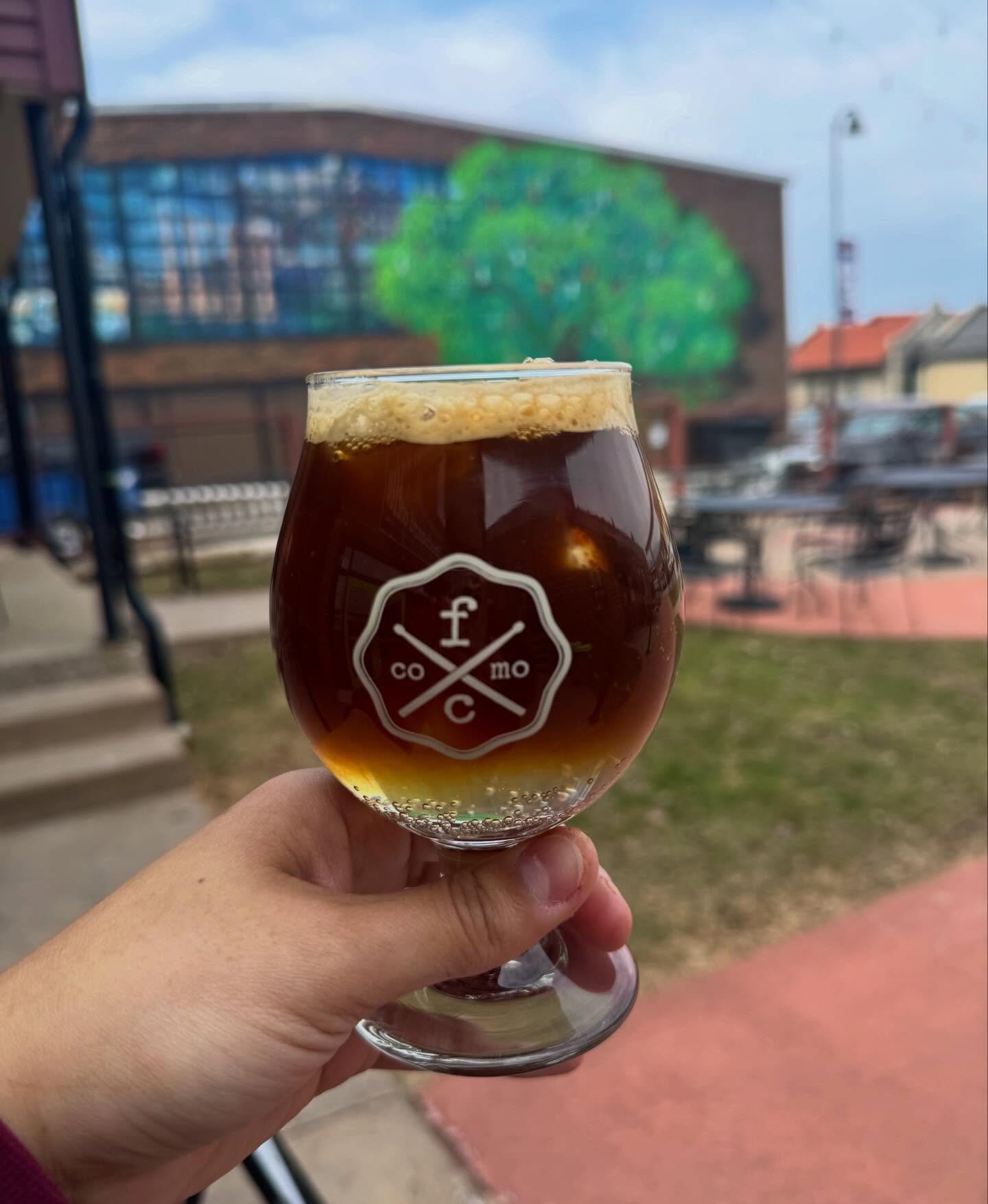 We have a new menu item: espresso tonic. Perfect for the warm week we&rsquo;re having! ☀️