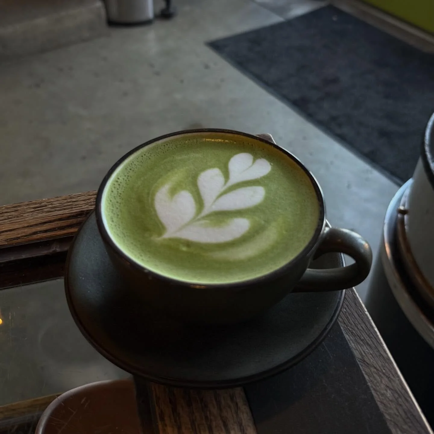 Come try a matcha &mdash; perfect with our house-made berry syrups. 🍵