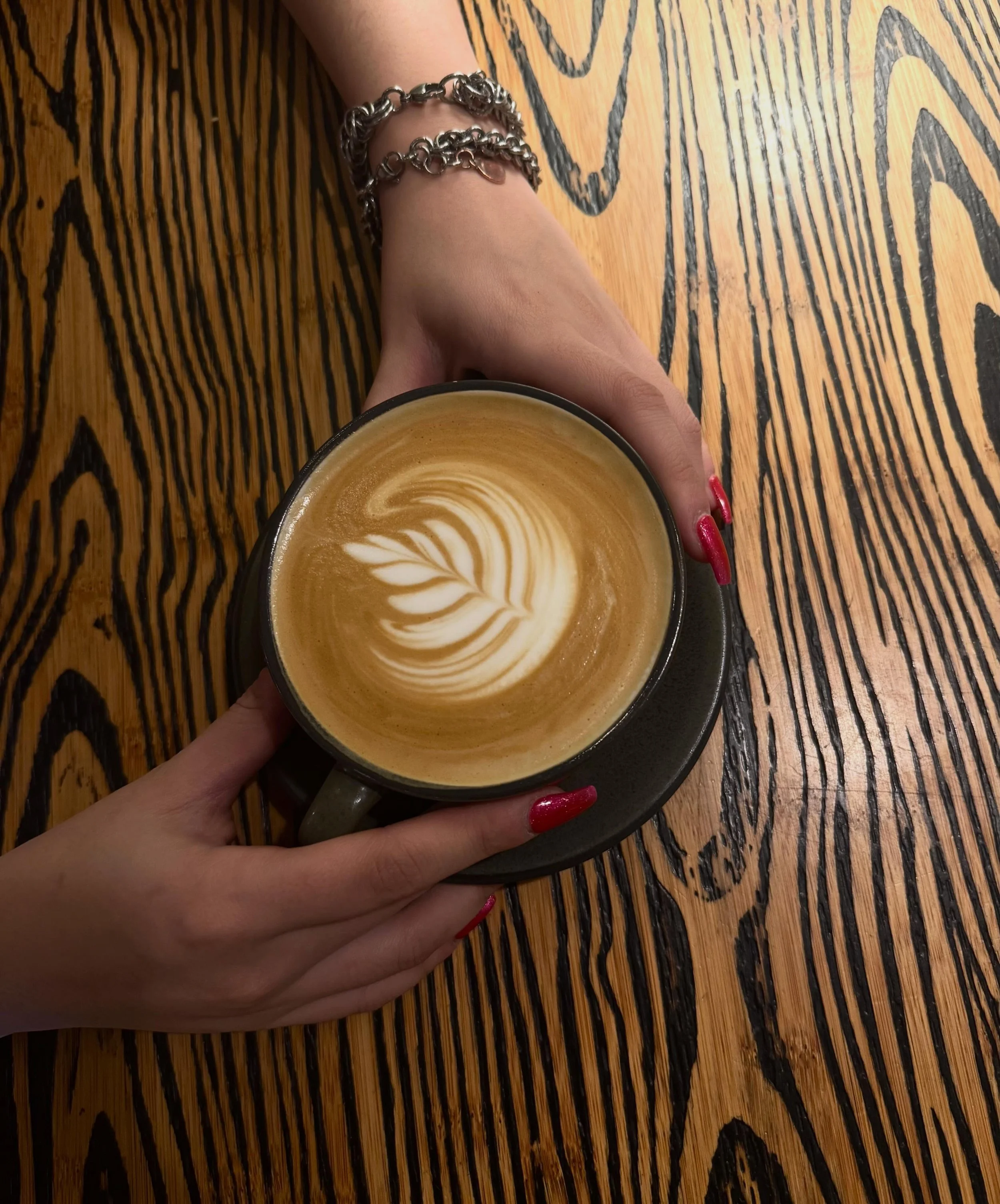 enjoying hot latte season while it lasts ☕️
