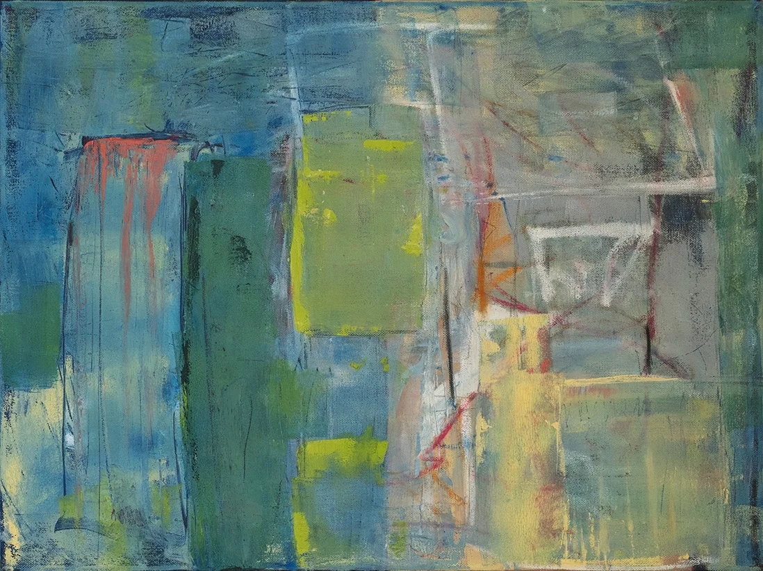   Buildings,  oil on canvas, 20x24in, 2018     