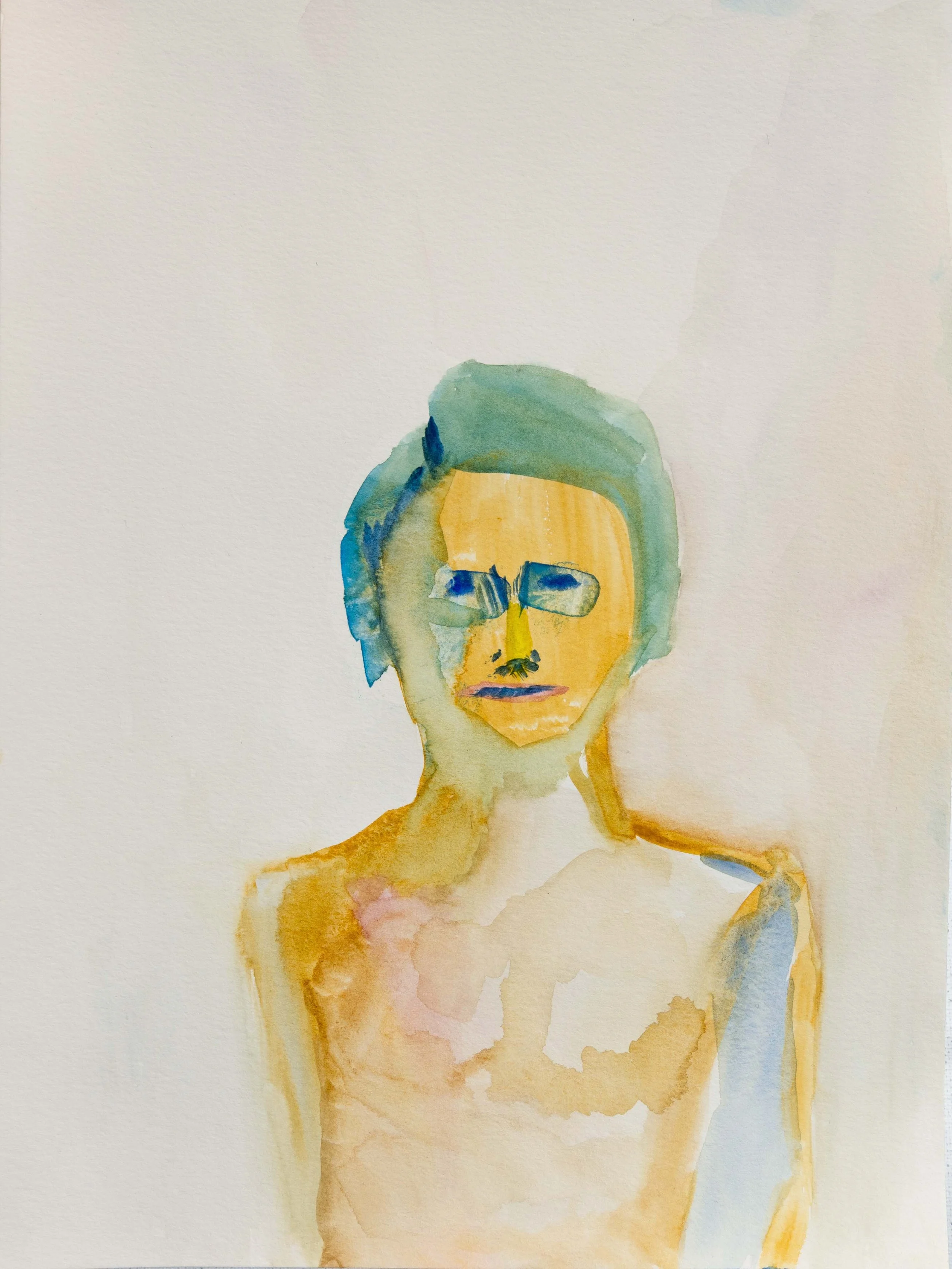   Untitled,  2022, watercolor on paper, 9x12in 