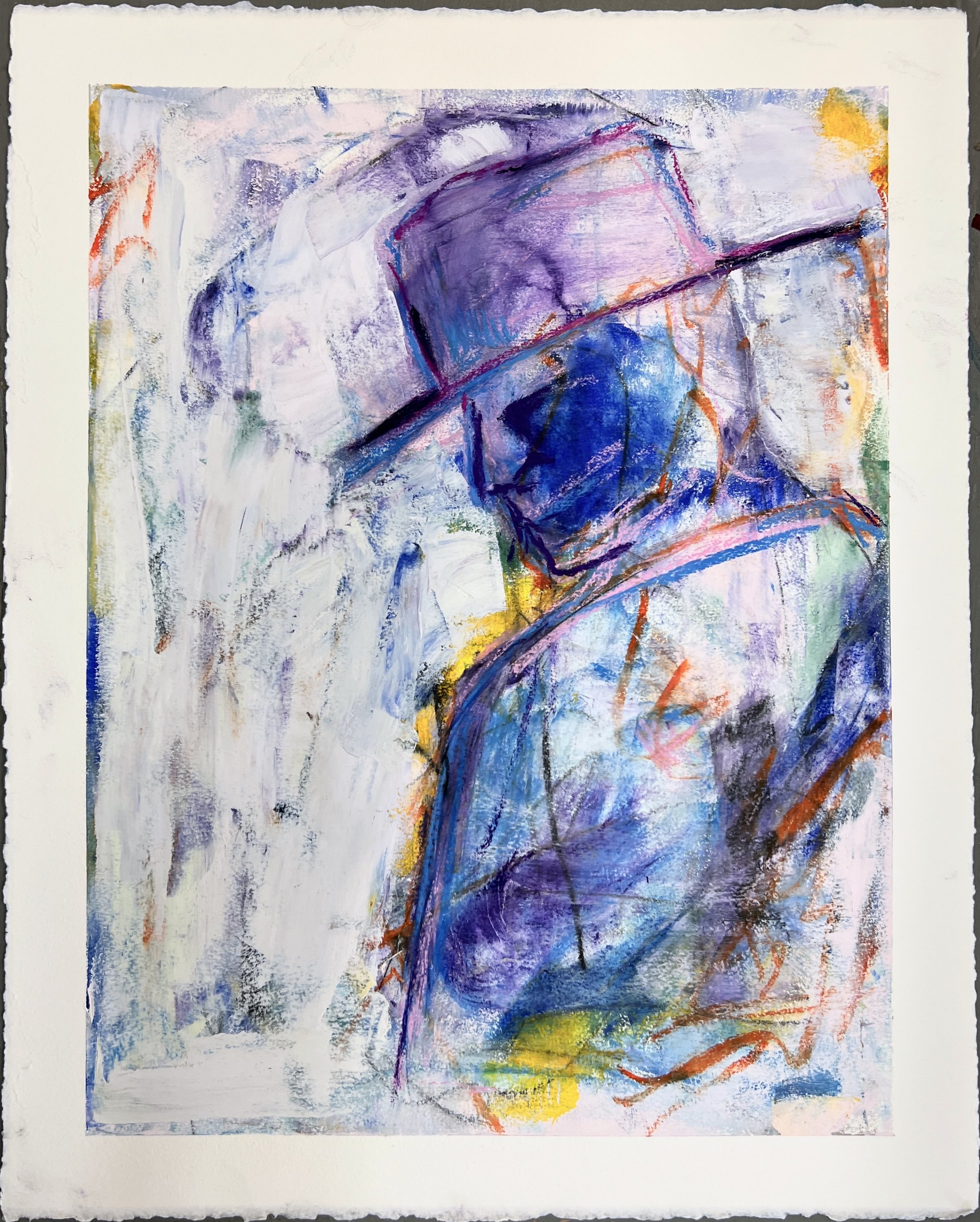   Untitled , 2023, oil on paper, 11x14in 