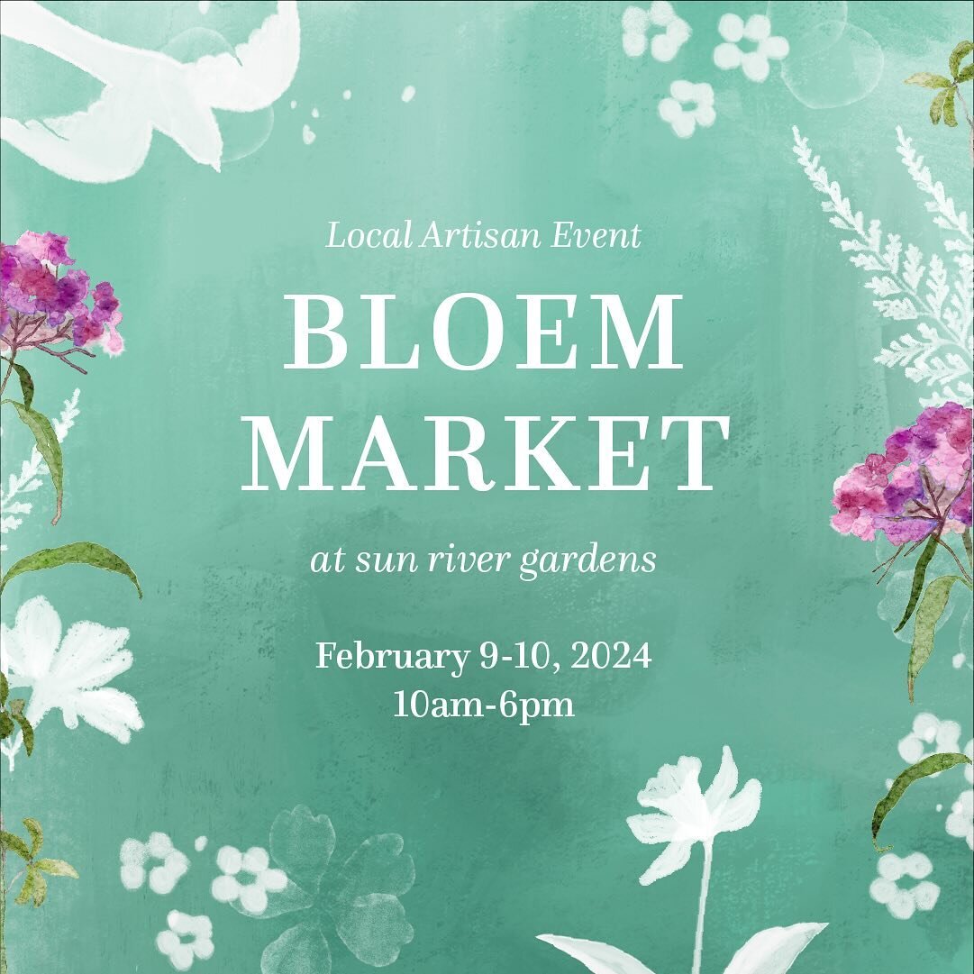 If you&rsquo;re local to Utah the @bloemmarketgoods is happening today! Details are in the second picture. 

This really is one of my favorite markets that we do. ❤️ Come for the fun vendors, the @sunrivergardens beautifully curated shop and a little