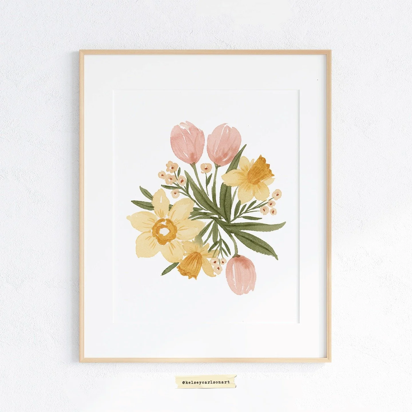 Today feels like spring &amp; it's glorious! 

I just posted this pretty print to my etsy shop. :) Happy Spring!