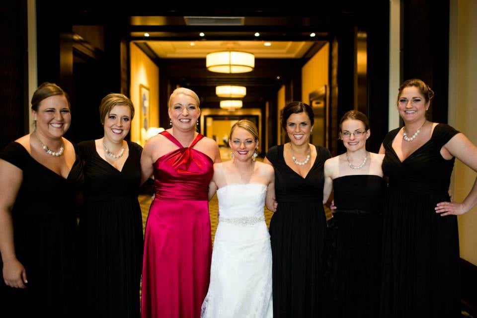 Jen and her bridal party