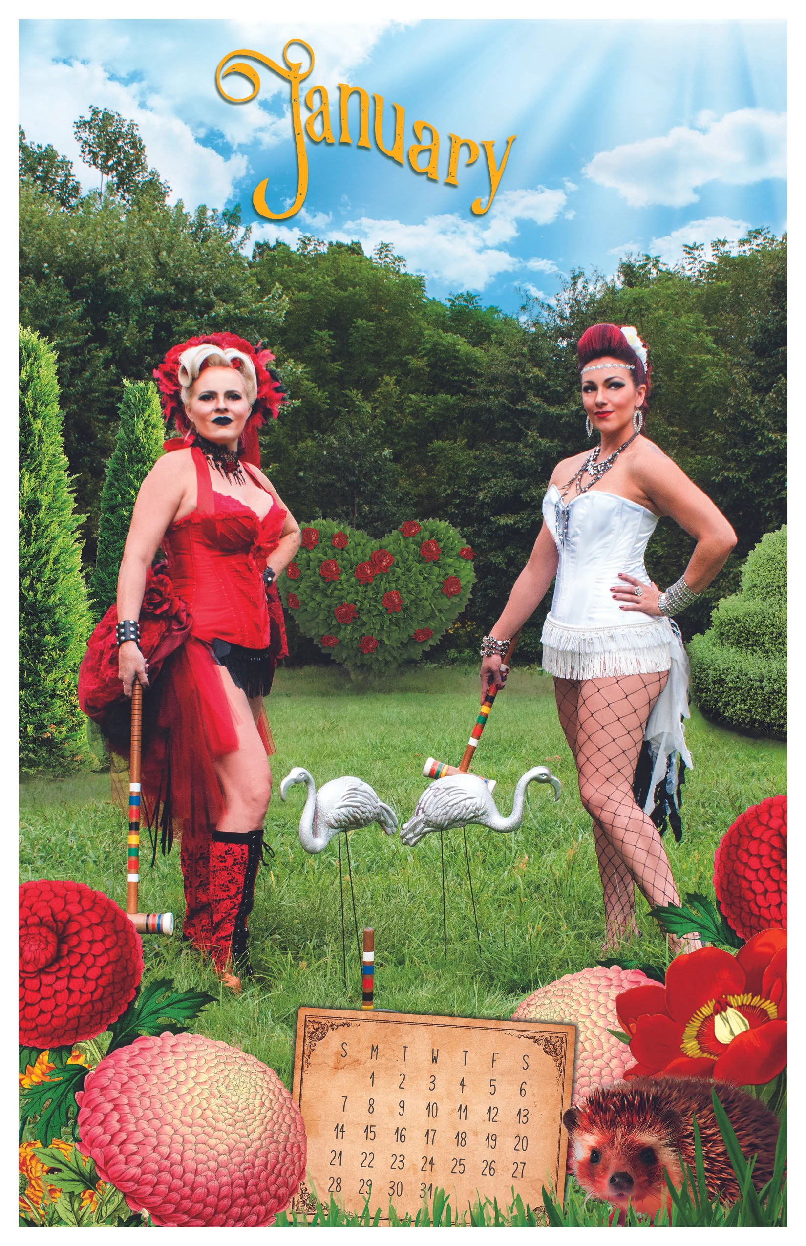 Va Va Vixens 2017 Calendar