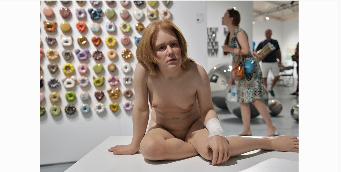 Jackie K. Seo, Secret Shame , on view at Anthony Brunelli Fine Arts, photo credit Lisa Morales