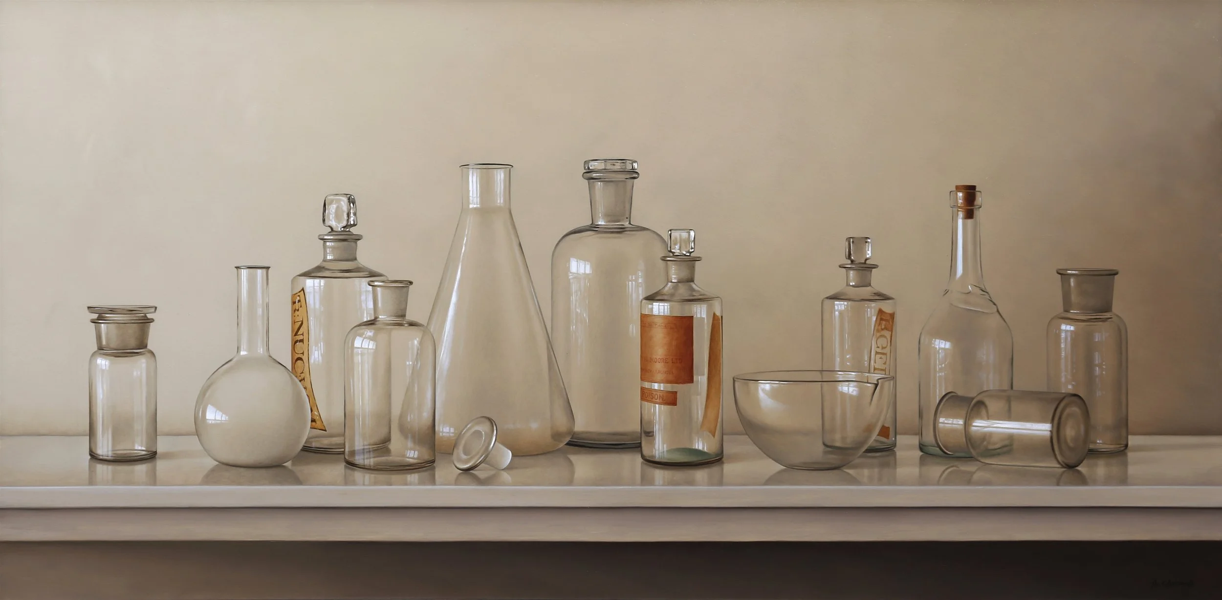 Glass, 46 x 92 cm, oil on canvas.JPG