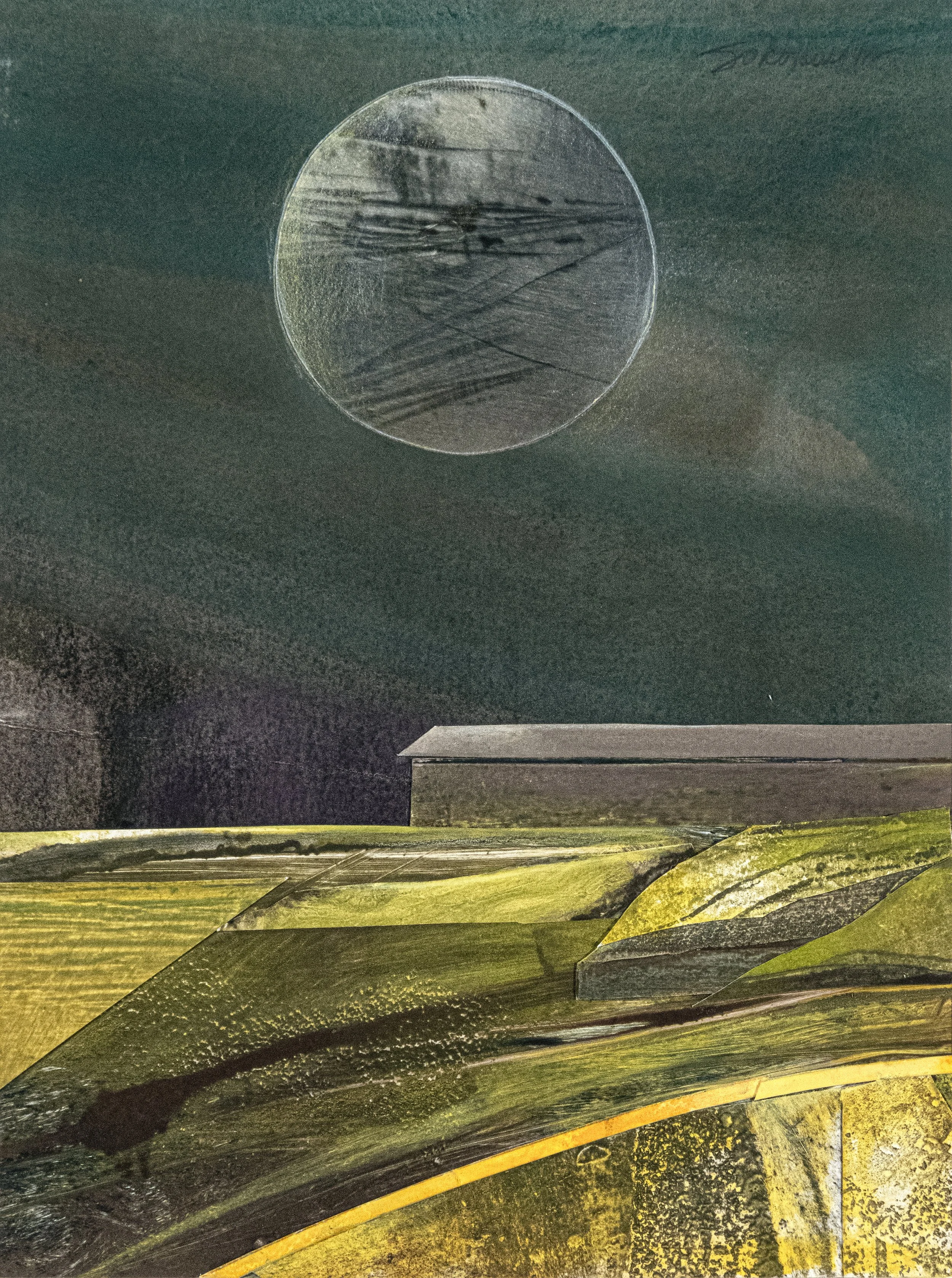 Moon Over Farmland