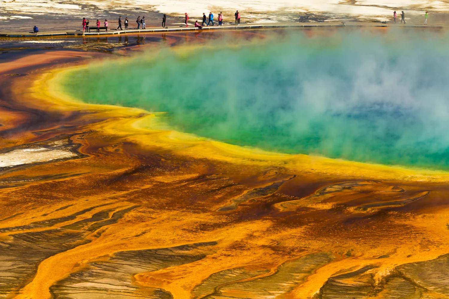 Grand Prismatic Spring, Yellowstone, Wyoming Buy Prints