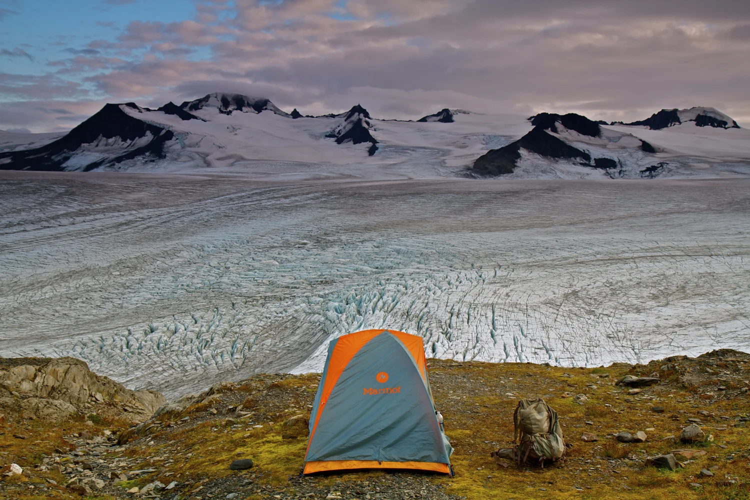 Camping Above the Massive Icefield.jpg