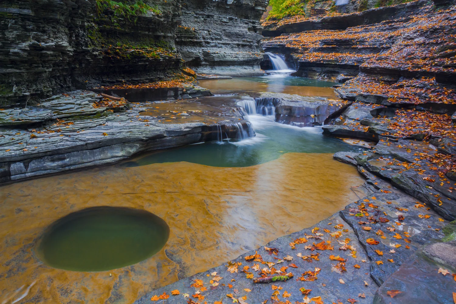 Buttermilk Falls State Park, Ithaca, New York Buy Prints